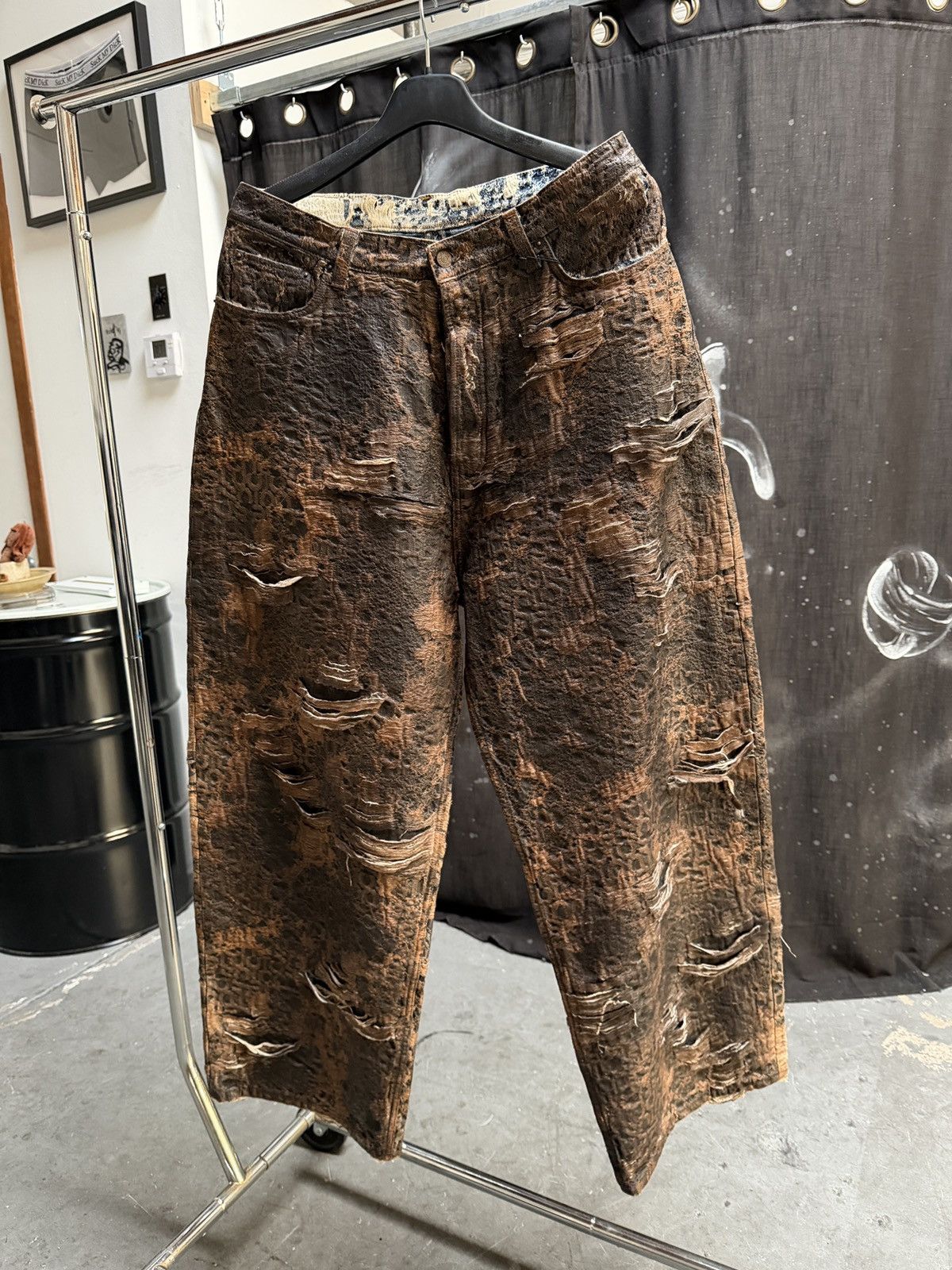 Acne Studios Acne Studios Monogram Distressed Denim Size US 30 / EU 46 - 1 Thumbnail