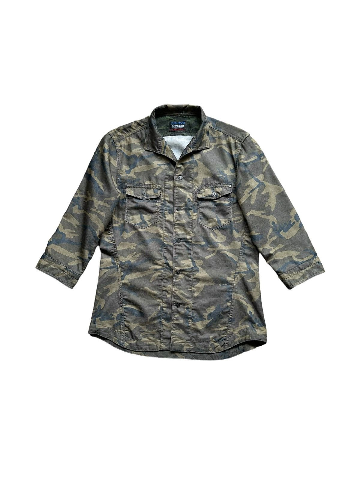 Nicole Club × Tornado Mart × Yasuyuki Ishii 2000's Nicole Club camo military shirt Size US M / EU 48-50 / 2 - 3 Thumbnail