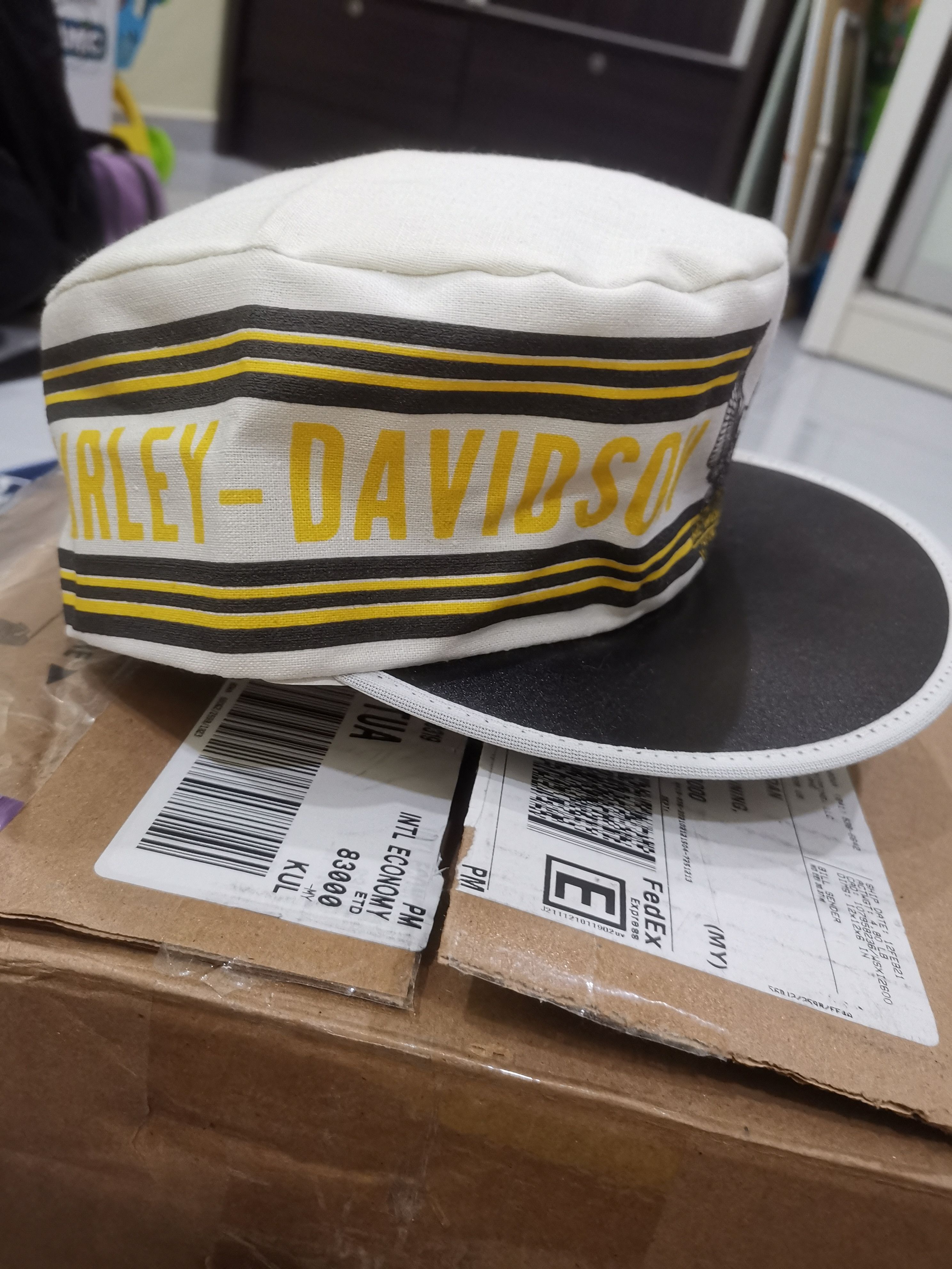 Harley Davidson VINTAGE HARLEY DAVIDSON PAINTER HAT Size ONE SIZE - 4 Thumbnail