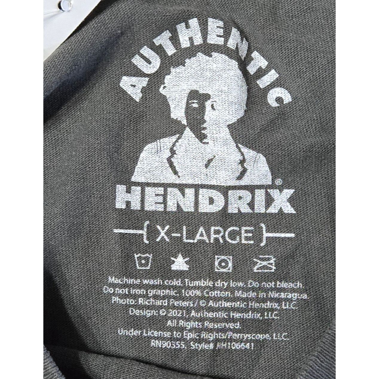 Jimi Hendrix Authentic Hendrix Size XL Men's Gray Graphic Print Shirt Size US XL / EU 56 / 4 - 2 Thumbnail