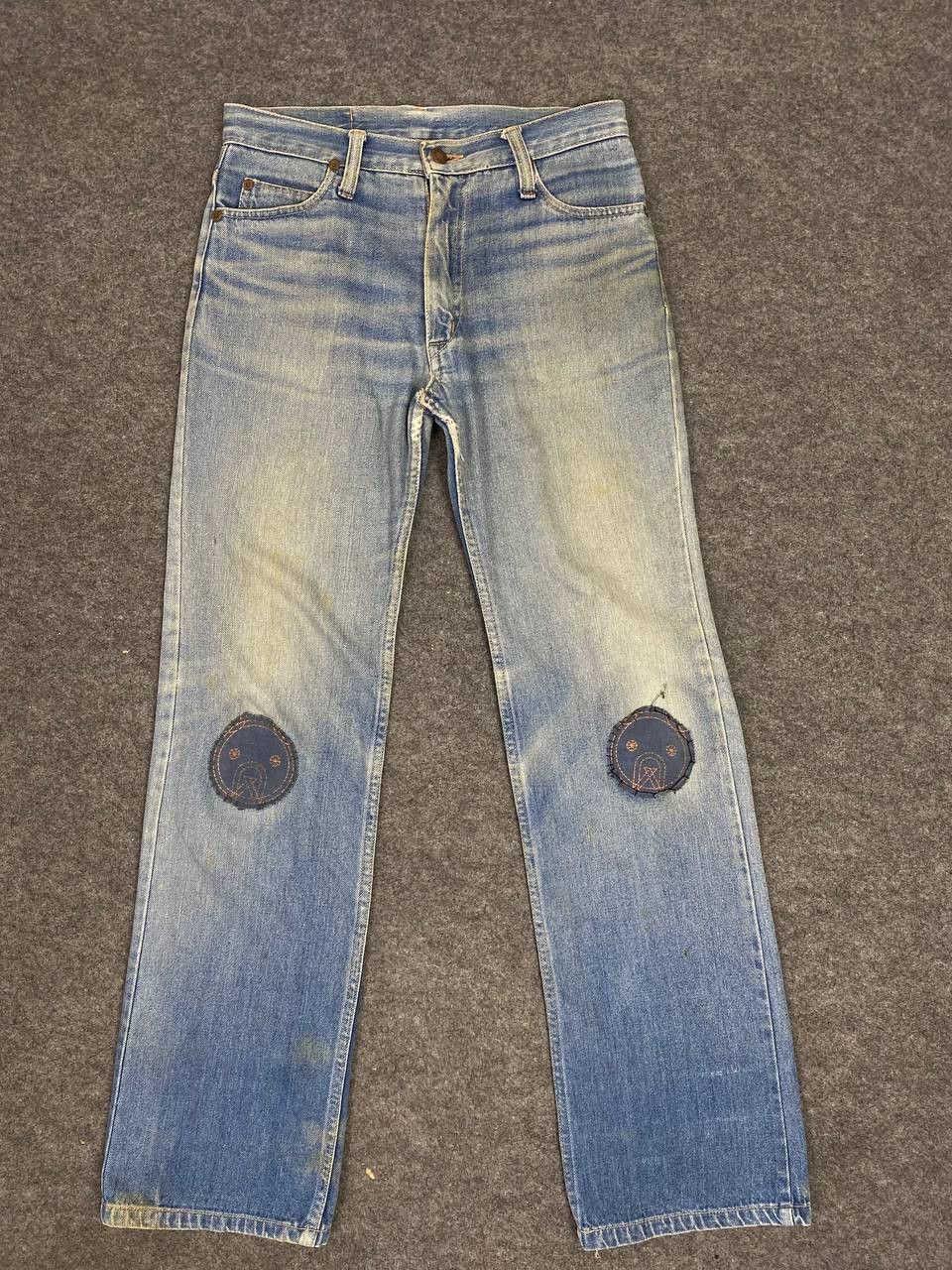 Japanese Brand vintage big mountain distressed reworked denim Size US 30 / EU 46 - 8 Thumbnail
