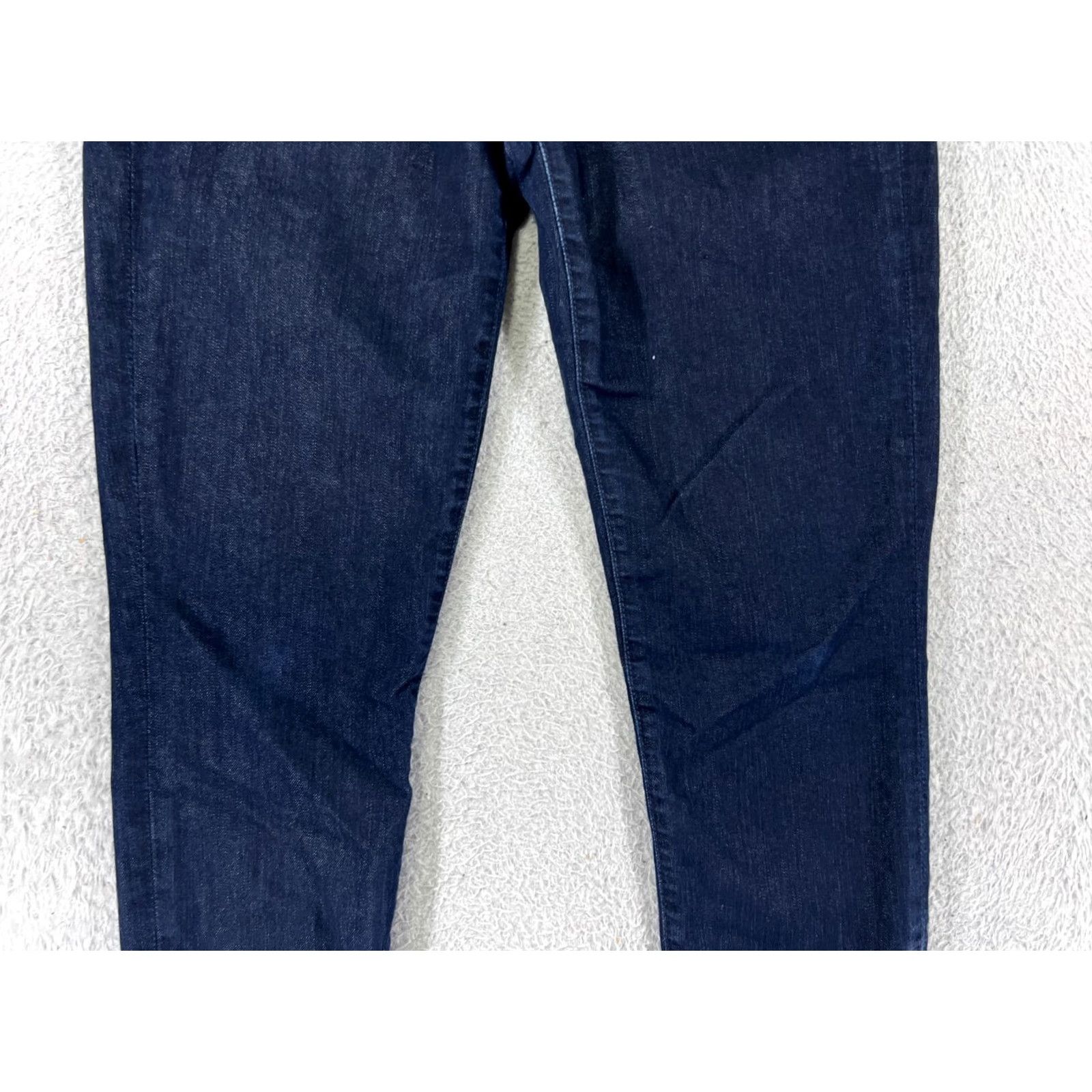 7 For All Mankind 7 For All Mankind Jeans Women 29 Blue Denim Dark Wash Skinny Zip Ankle Cotton Size 29" - 6 Thumbnail