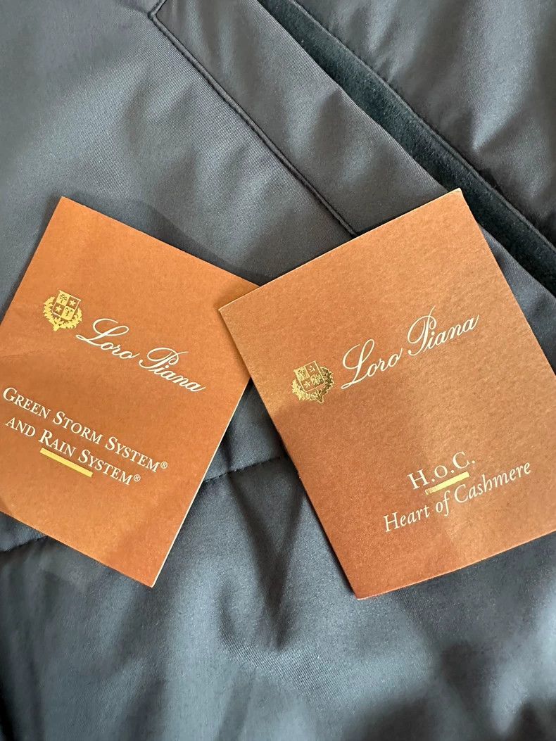 Loro Piana LORO PIANA Wool and cashmere cotton coat Size US XL / EU 56 / 4 - 4 Thumbnail