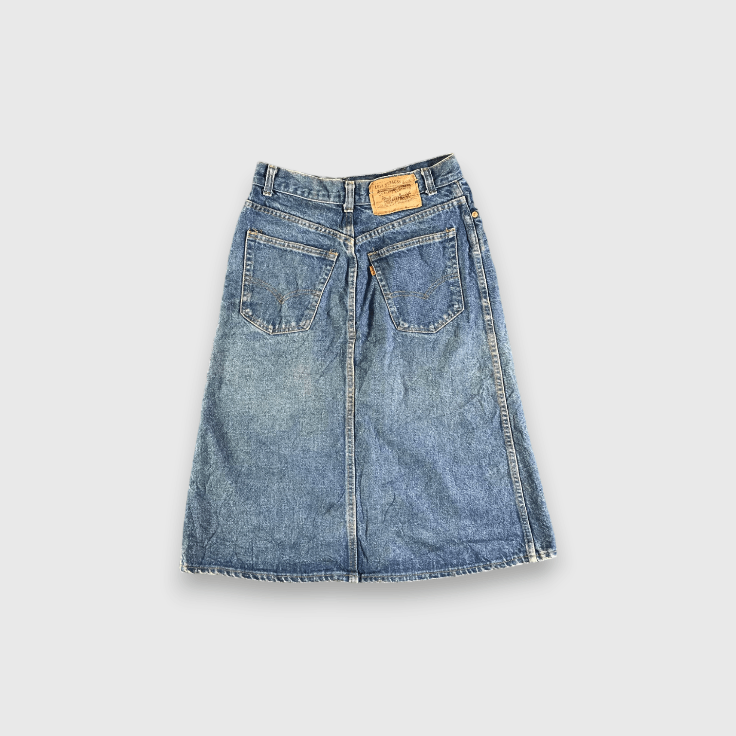 Levi's × Vintage Vintage Blue Wash Levis Skirt-J4068 Size 28" / US 6 / IT 42 - 2 Thumbnail