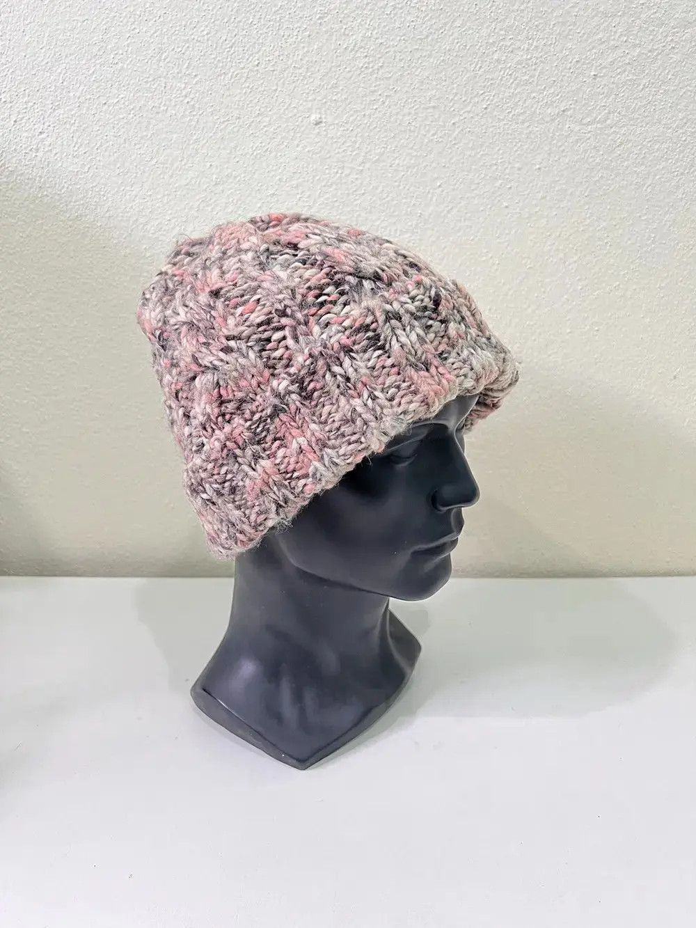 Japanese Brand Japanese Knit Multicolour Beanie Hat Size ONE SIZE - 4 Thumbnail