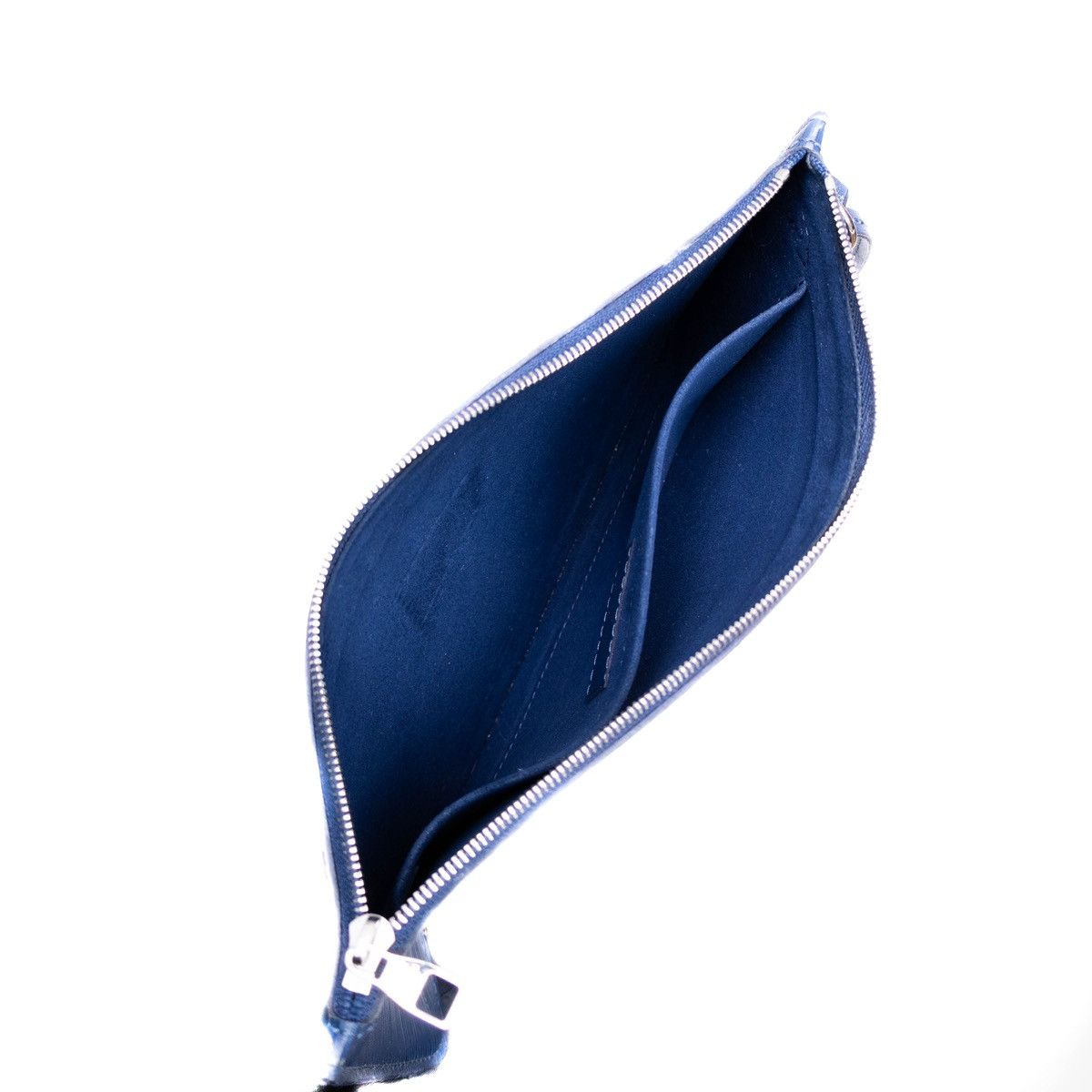 Louis Vuitton LOUIS VUITTON Blue Marine Epi Neverfull WRISTLET Pochette Size ONE SIZE - 11 Thumbnail