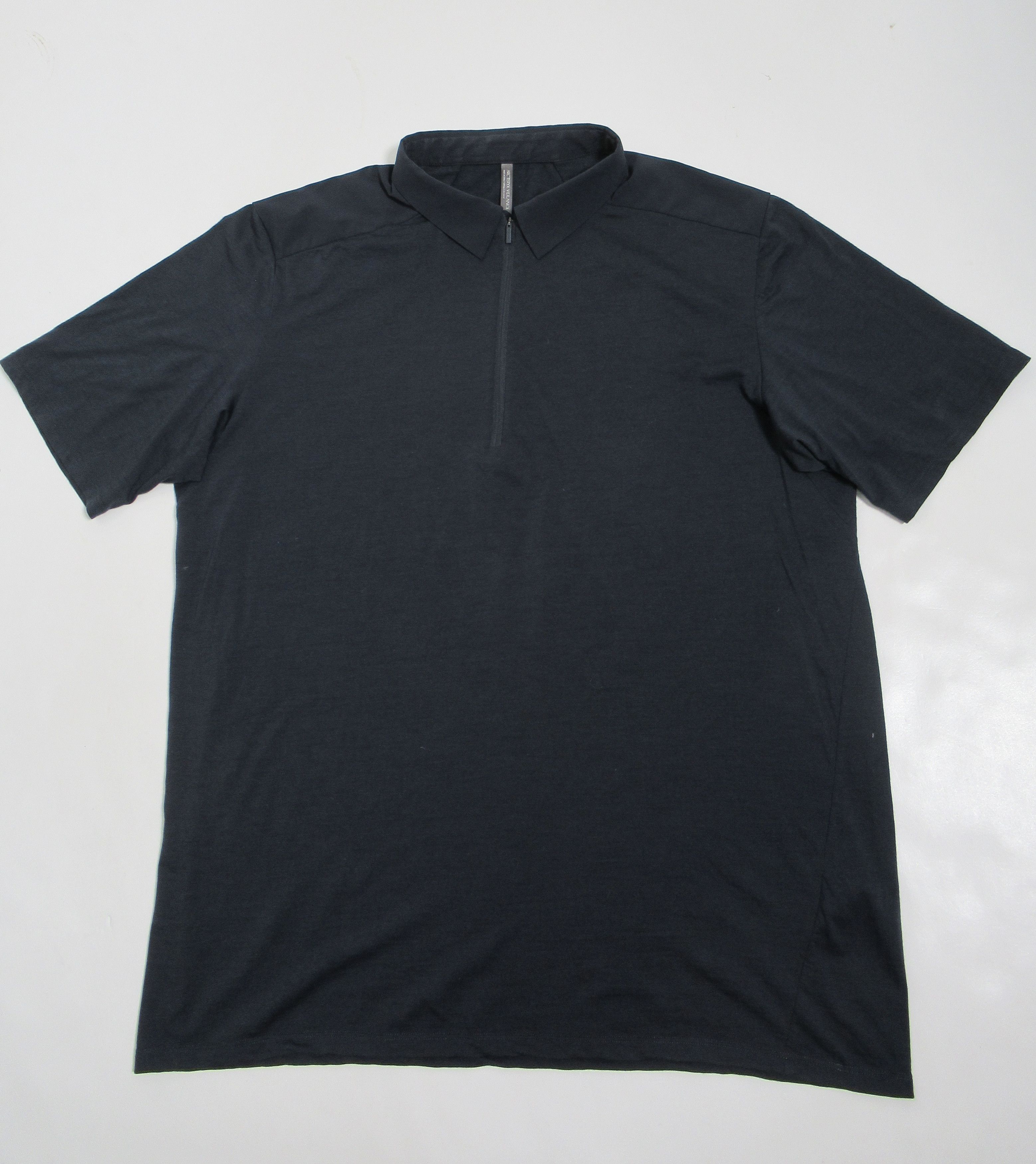 Arc'teryx Arcteryx L size Woolen Pelion Polo shirt Navy | Grailed