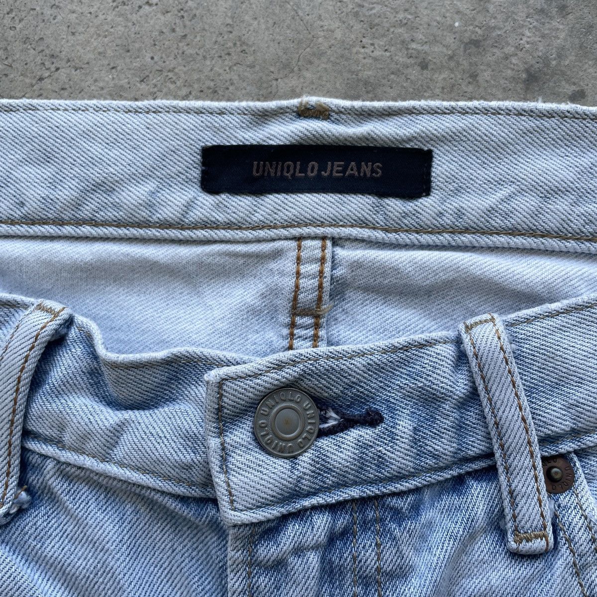Japanese Brand W31💥 Vintage Japanese Light Wash Jeans Distressed Pants Size US 31 - 6 Thumbnail