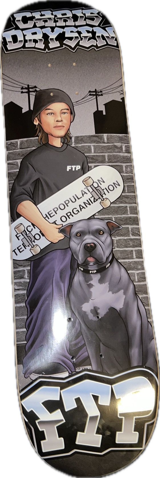 Fuck The Population Ftp skateboard deck Size ONE SIZE - 2 Thumbnail