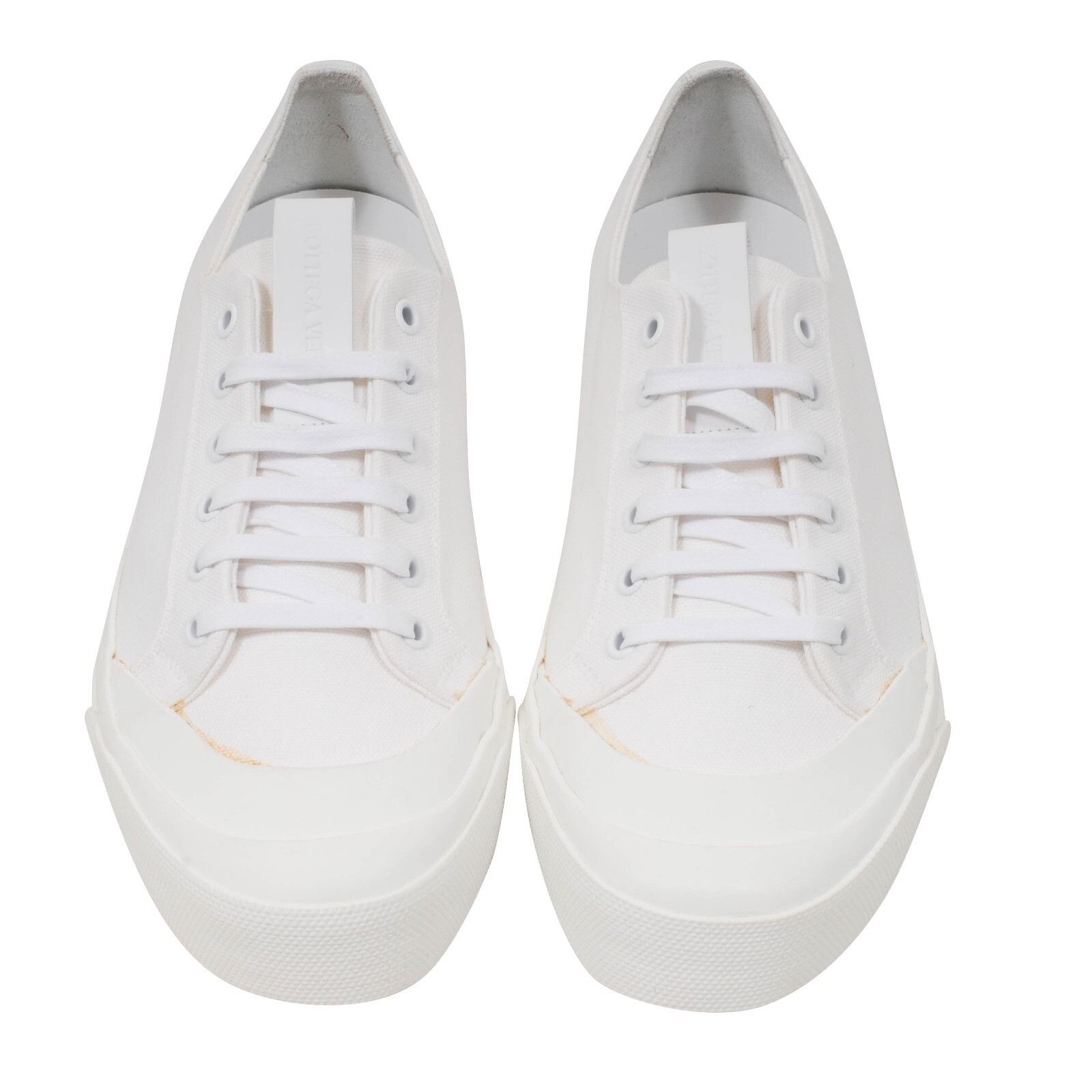 Bottega Veneta Speedster Sneakers White Canvas Low Top Size US 8 / EU 41 - 2 Thumbnail