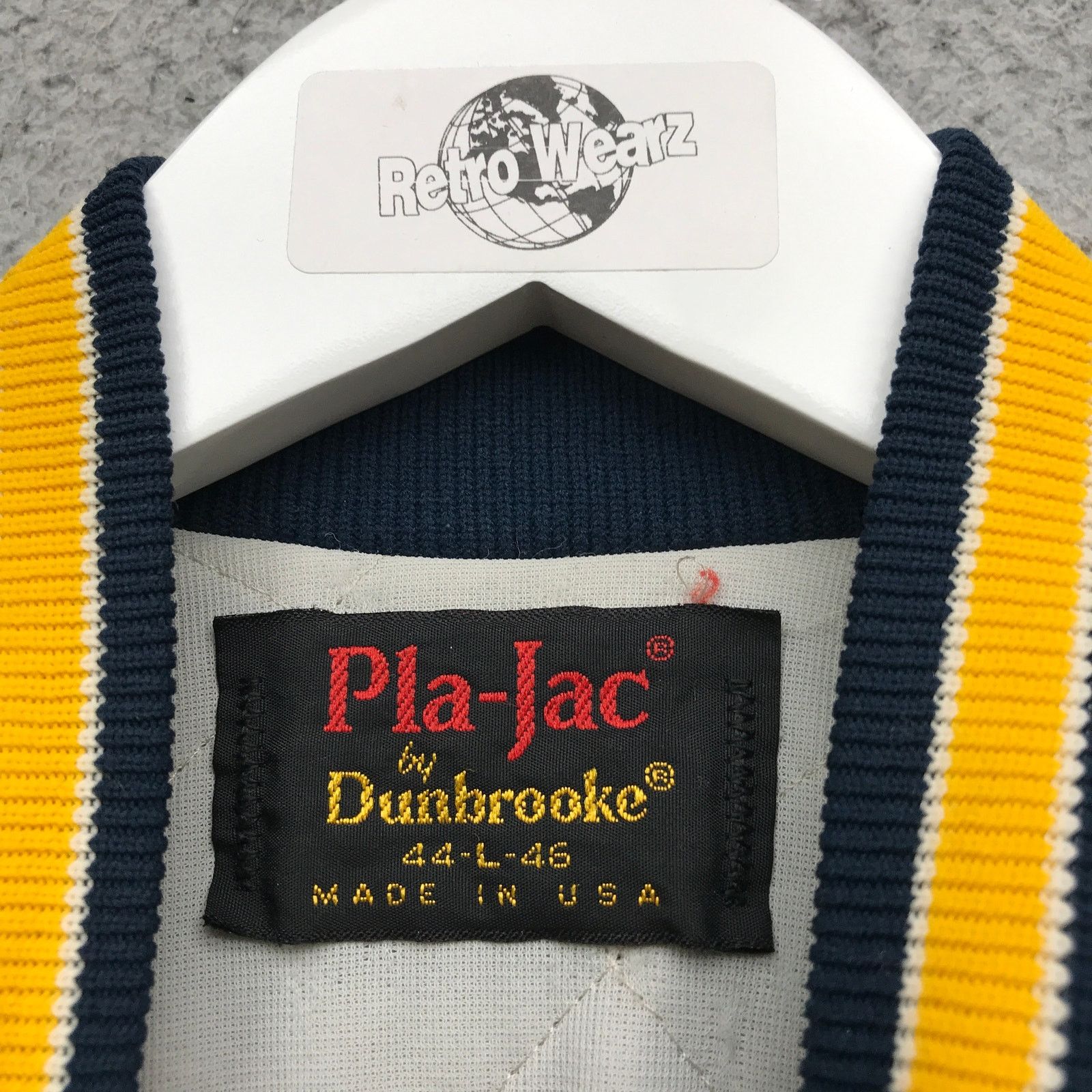 Other Vintage 80s Pla-Jac Dunbrooke FMBA 19 Varsity Jacket Mens L Size US L / EU 52-54 / 3 - 4 Thumbnail