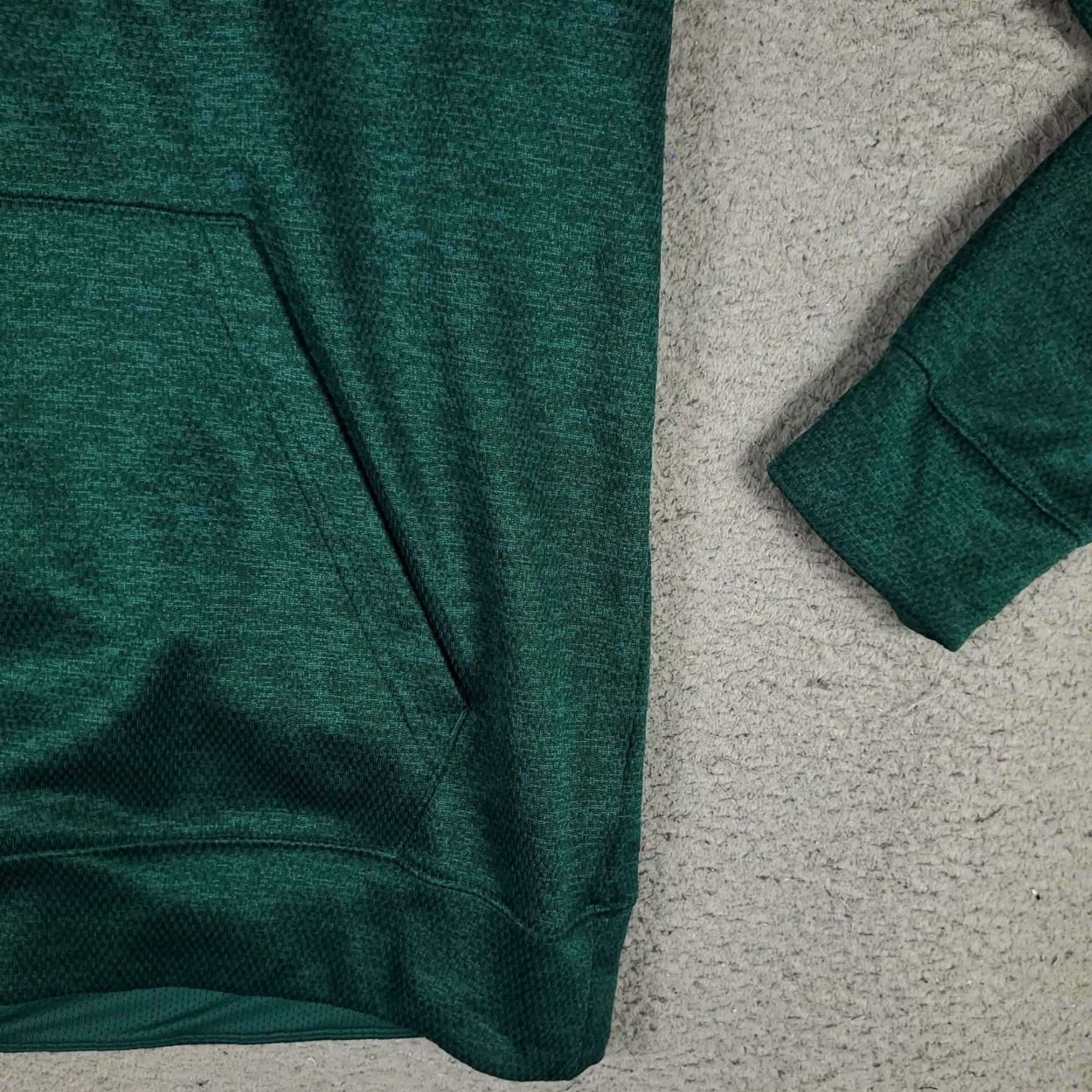 Adidas Adidas Hoodie Mens Size Medium Green Logo Pullover Sweatshirt Camouflage Knit Mock Neck All Seasons Hooded Pockets Logo Sports Mens Size US M / EU 48-50 / 2 - 5 Thumbnail