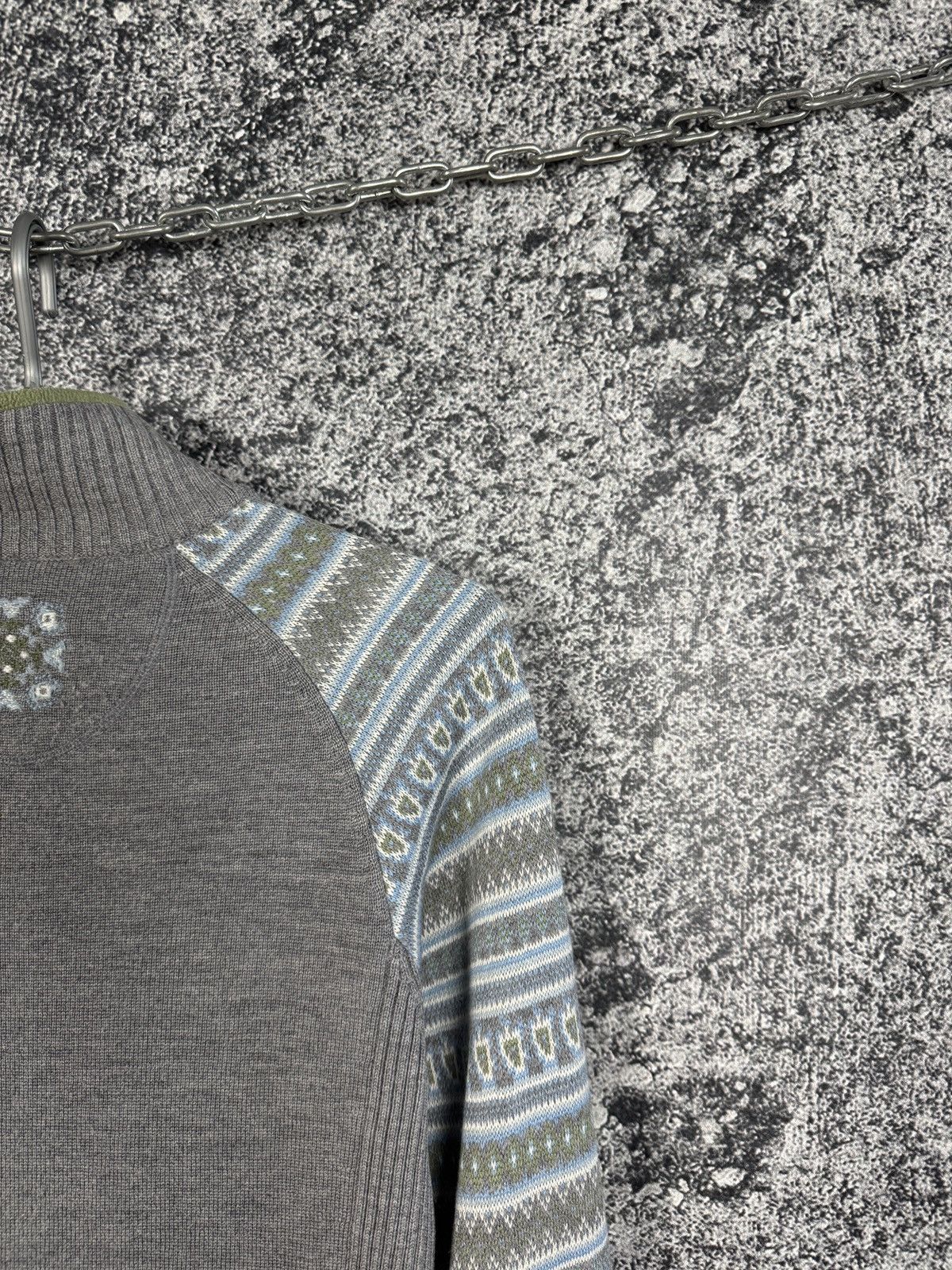 The North Face The North Face Fair Isle Wool Sweater 1/4 Zip Nordic Knit M Size M / US 6-8 / IT 42-44 - 11 Thumbnail
