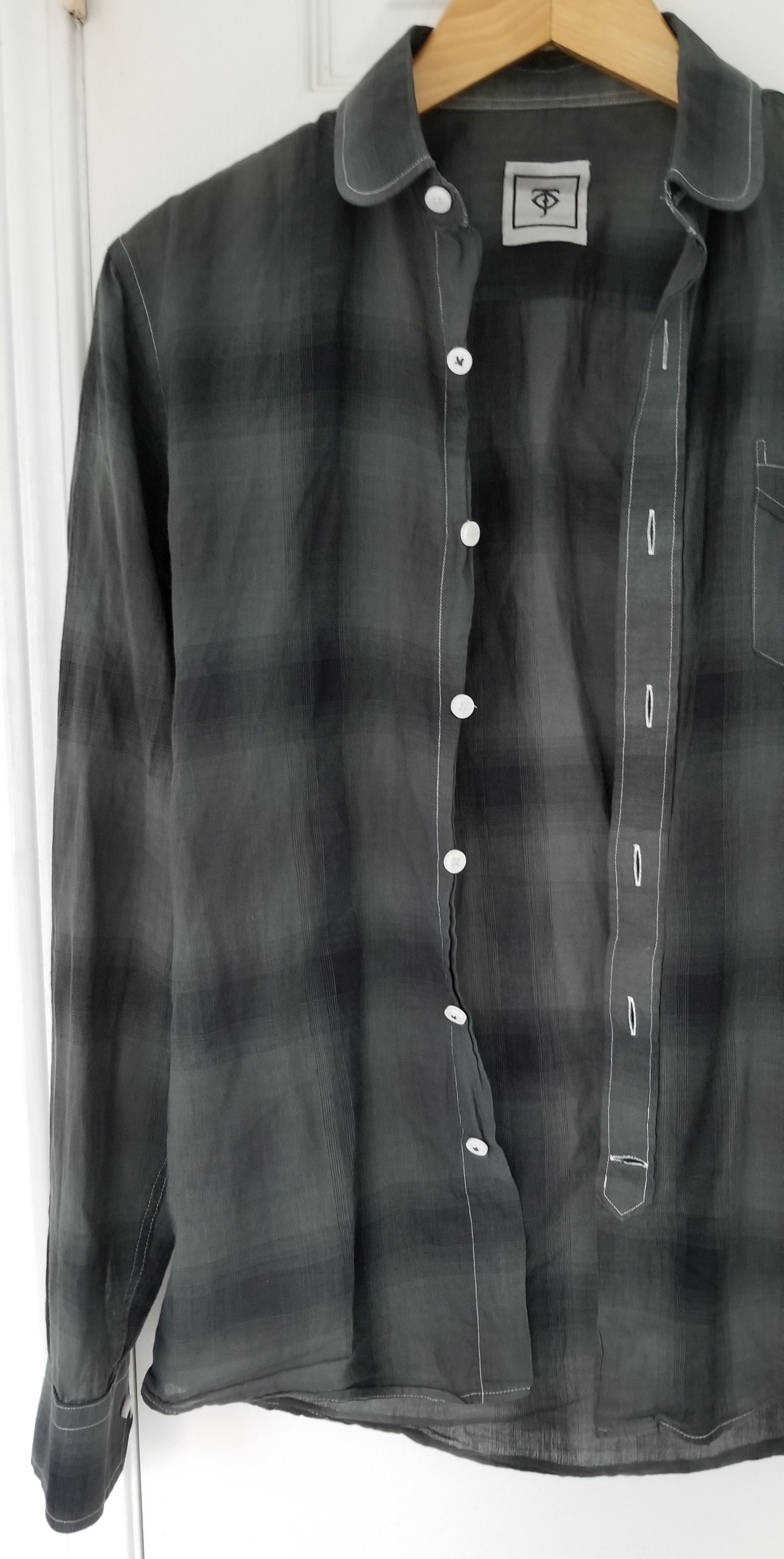 Temple Of Jawnz Temple Jawnz Grey Saint Black Dior Shadow Plaid Celine Homme Size US XS / EU 42 / 0 - 5 Thumbnail