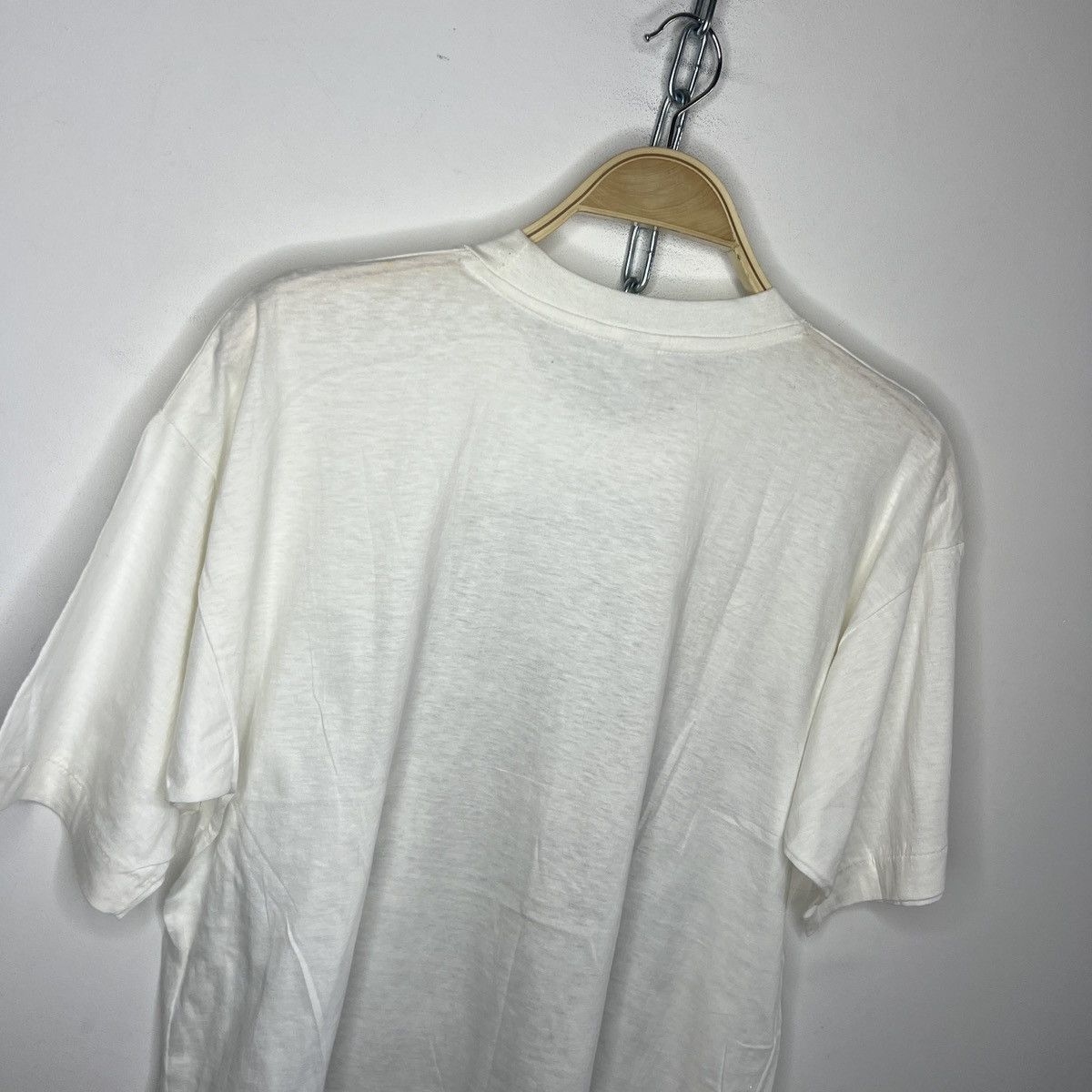 Band Tees × Metallica × Vintage Vintage 90s Single Stitch White Tshirt Metallica Full Print Size US L / EU 52-54 / 3 - 12 Thumbnail