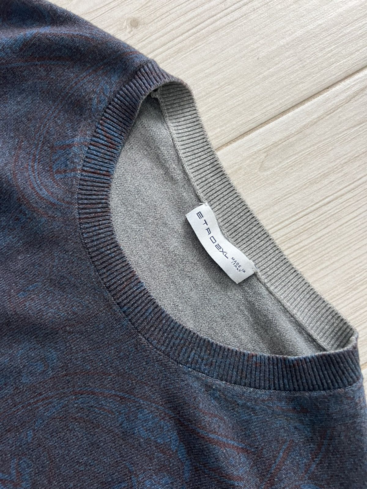 Etro Etro Pattern Sweatshirt Laxury Vintage Size US XXL / EU 58 / 5 - 7 Thumbnail