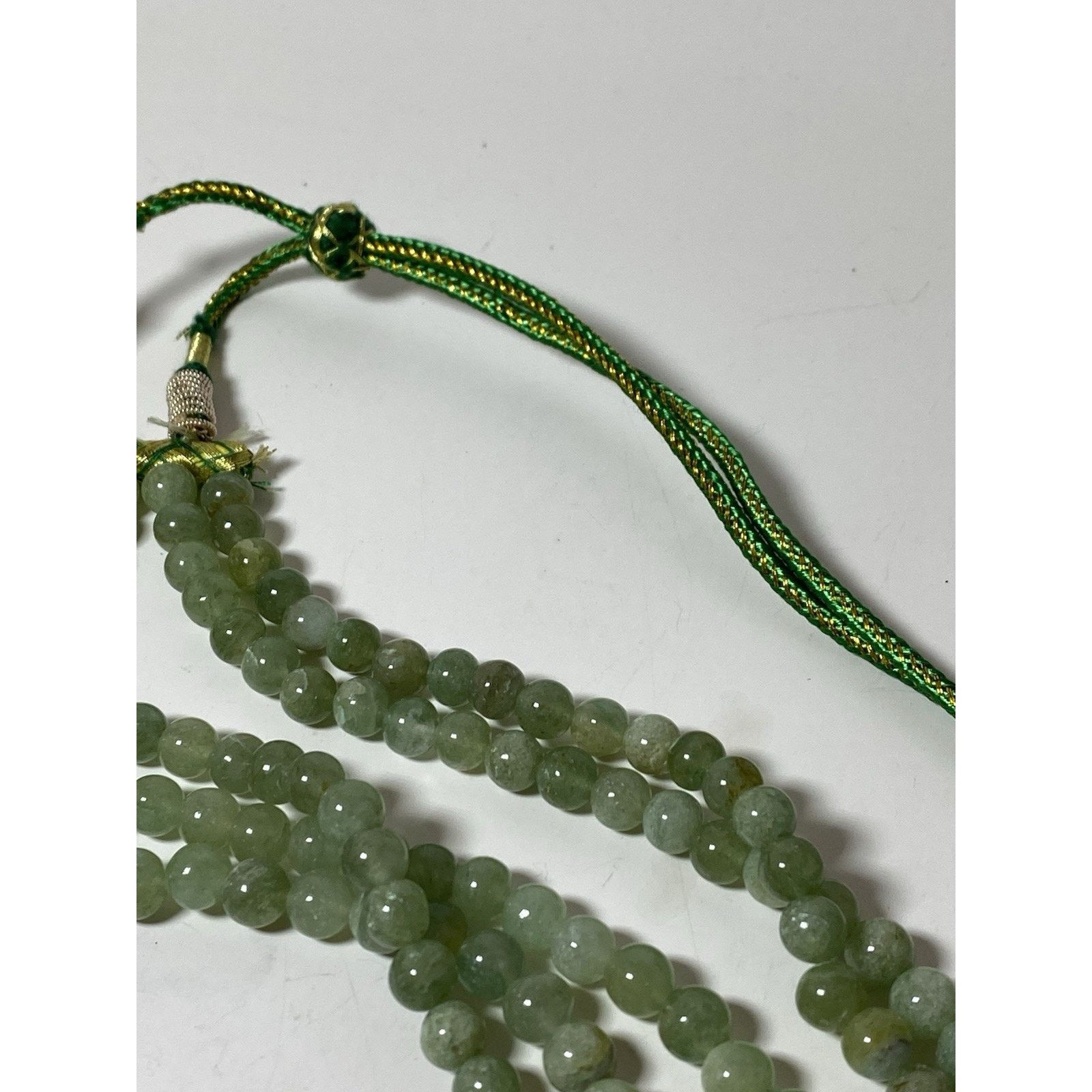Other Natural Green Jadeite Beaded Multi Strand Necklace Size ONE SIZE - 5 Thumbnail