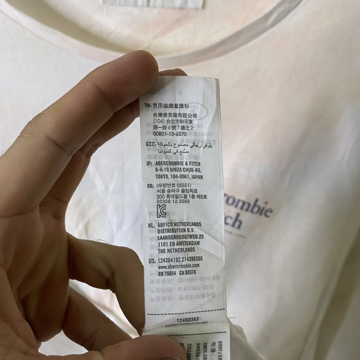 Abercrombie & Fitch Y2K Abercrombie & Fitch Cotton Candy LS T Shirt Size US XXL / EU 58 / 5 - 5 Thumbnail
