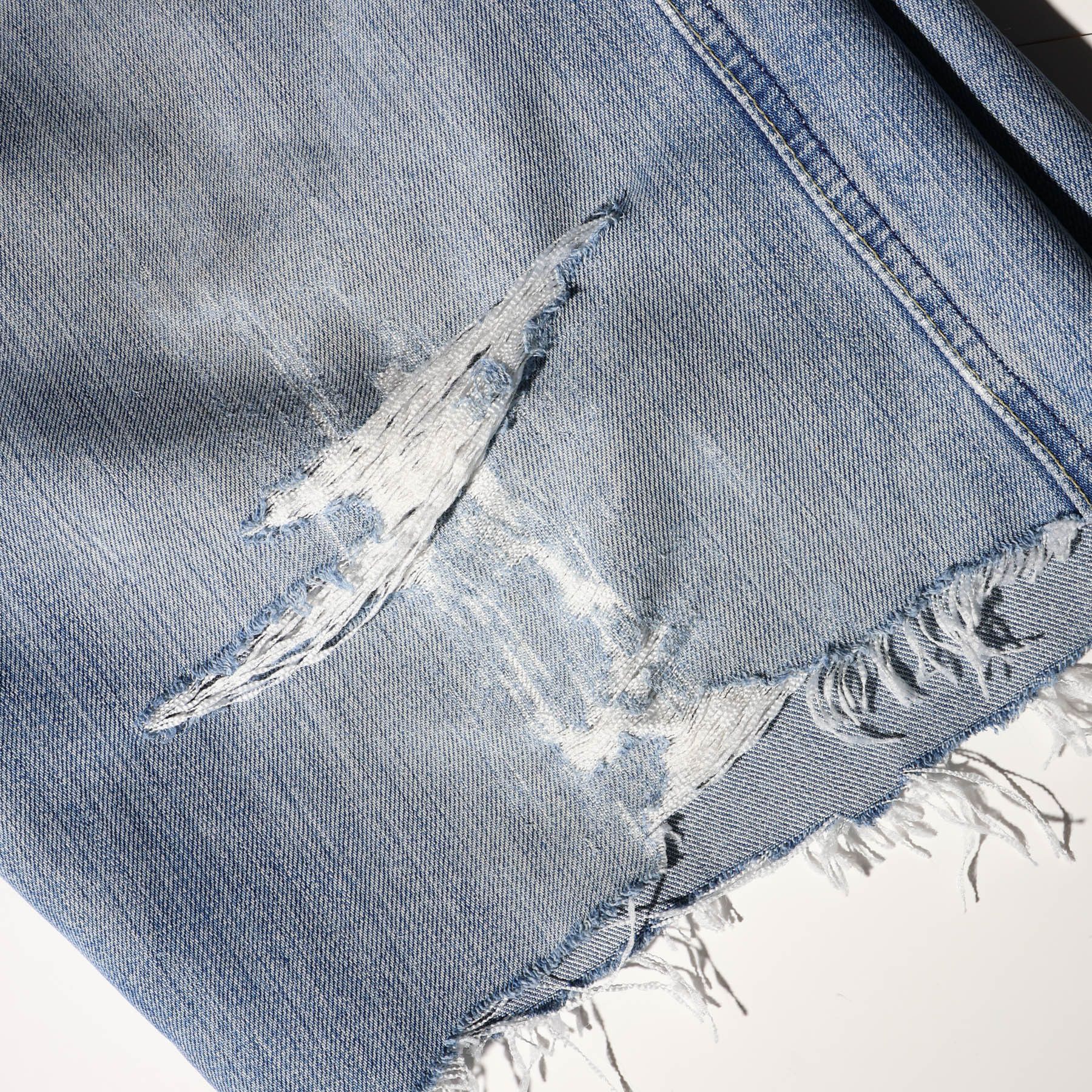 Levi's Vintage Clothing Vintage Y2K Levi's SilverTab Distressed Denim Jorts Shorts Size US 30 / EU 46 - 5 Thumbnail