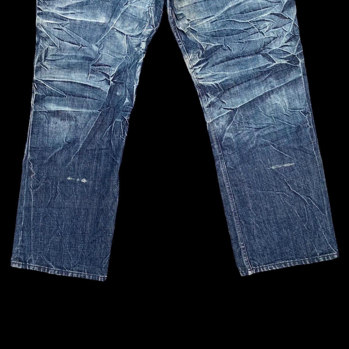 JNCO × Vintage Super Baggy Akademiks Long Denim Acid Wash Carpenter Jeans Size US 36 / EU 52 - 11 Thumbnail