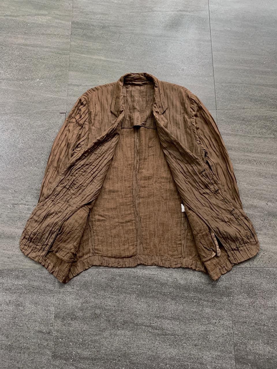 Issey Miyake FREE TAX! 90s Pleated Blazer Jacket Size US M / EU 48-50 / 2 - 4 Thumbnail