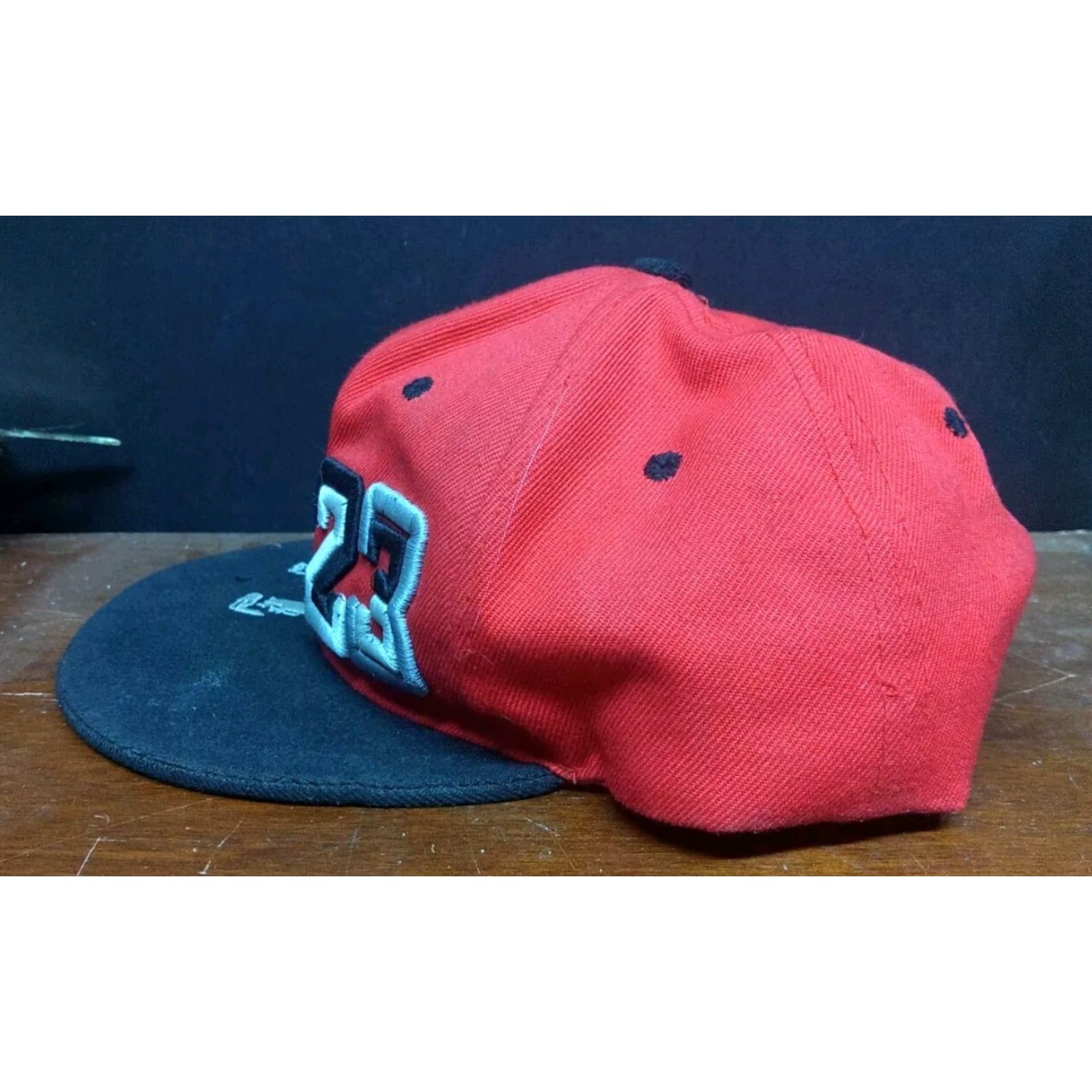 Jordan Brand Nike Chicago Bulls MJ Dribbler 23 Black Red Snapback Hat Adult One Size Red Cap, Jordan Mens Baseball Hat Size ONE SIZE - 5 Thumbnail