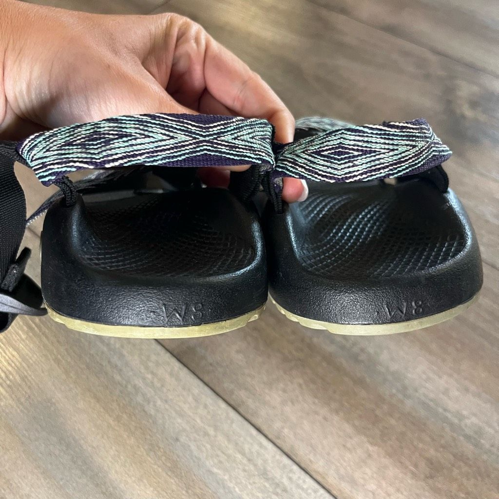 Chaco Chaco Blue/Purple Casual Waterproof Sandal Shoes Women 8 Size US 8 / IT 38 - 6 Thumbnail