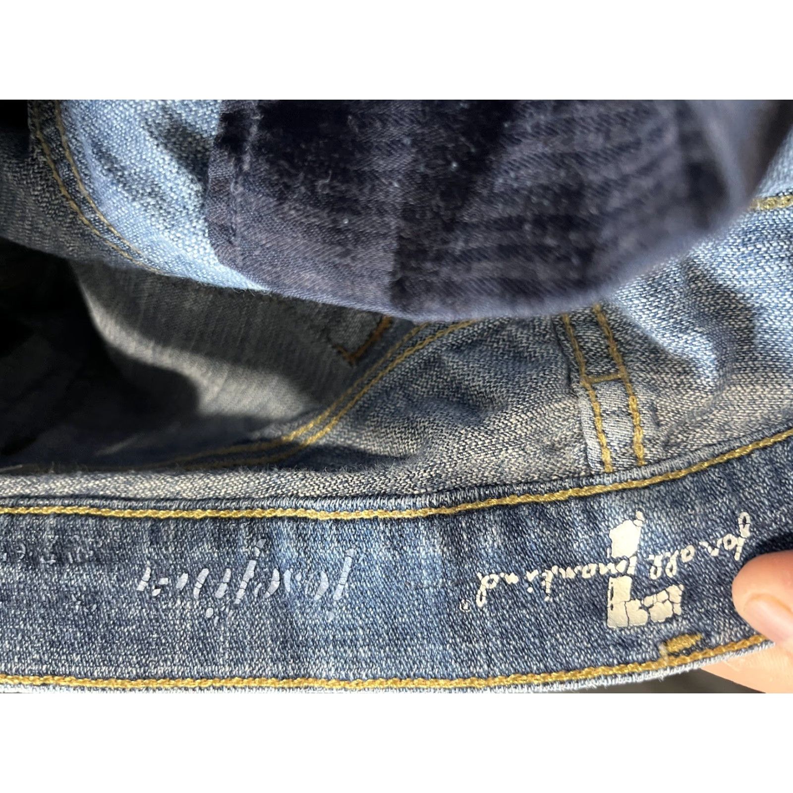 7 For All Mankind VINTAGE 7 For All Mankind Womens Josefina Distressed Skinny Jeans Size 26 Blue Female Size 26" / US 2 / IT 38 - 7 Thumbnail