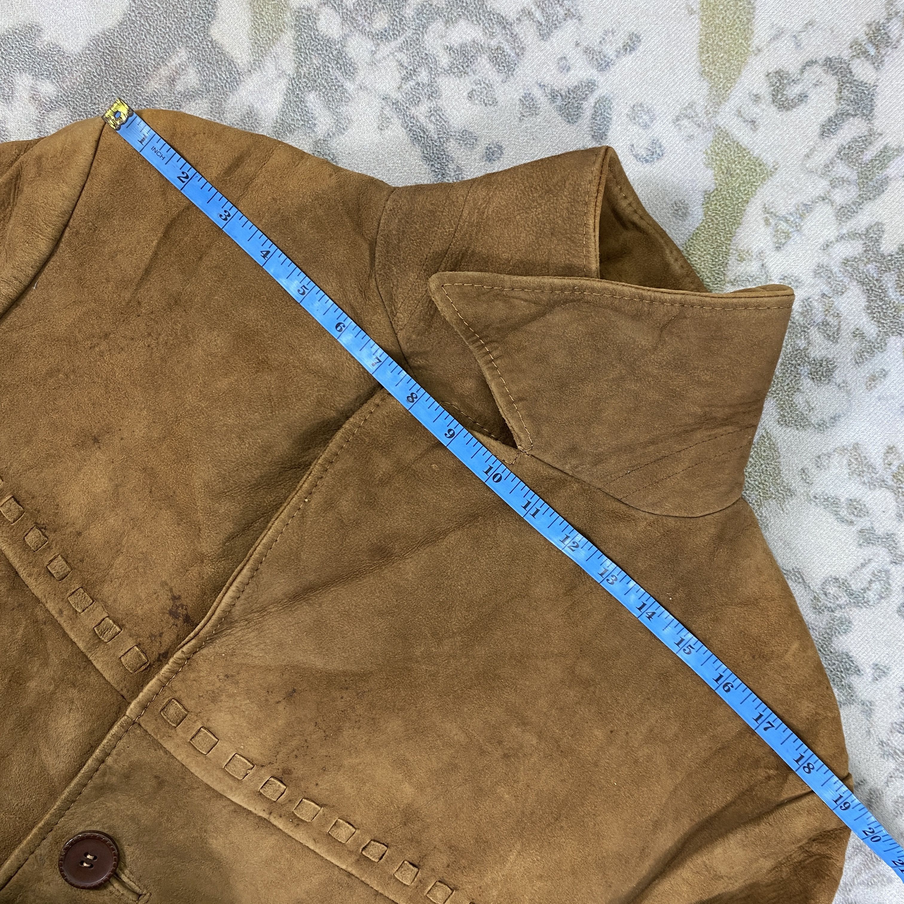 Issey Miyake Vintage Suede Leather Issey miyake style jacket- J418 Size US L / EU 52-54 / 3 - 4 Thumbnail
