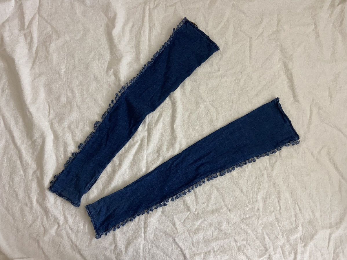 Kapital KAPITAL Indigo fringe arm cover Size ONE SIZE - 1 Thumbnail