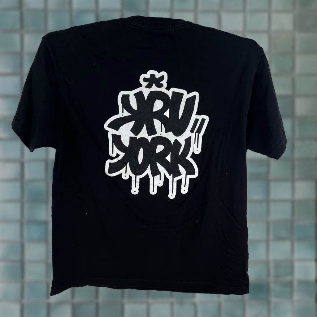 Vintage VINTAGE KRU York NYC Rap T-Shirt Men Adult Large Black Short Sleeve Hip Hop Music Graphic Print Size US L / EU 52-54 / 3 - 1 Thumbnail