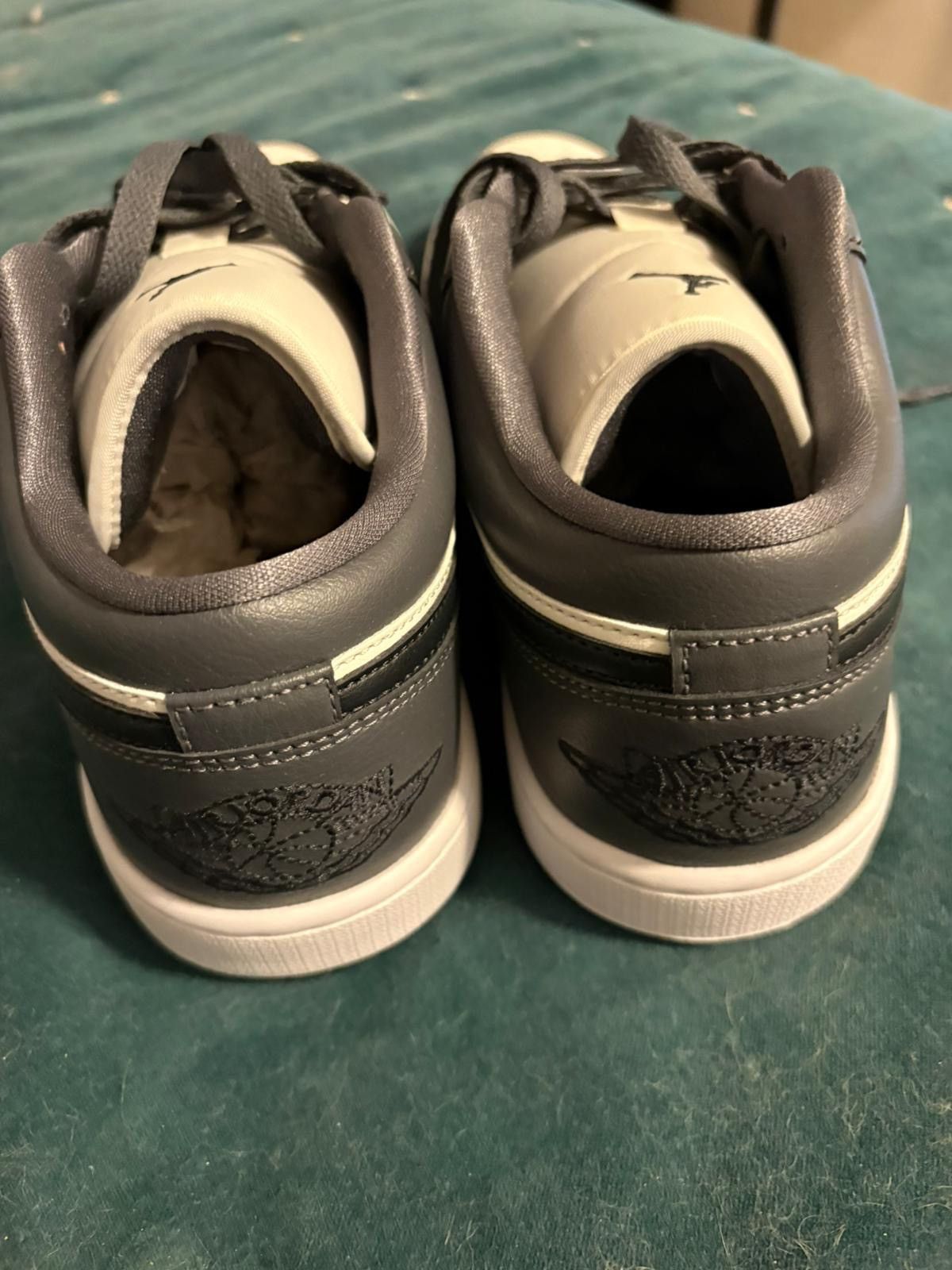 Nike Air Jordan 1 Low Dark Grey DC-0774-102 Size US 10.5 / IT 40.5 - 3 Thumbnail