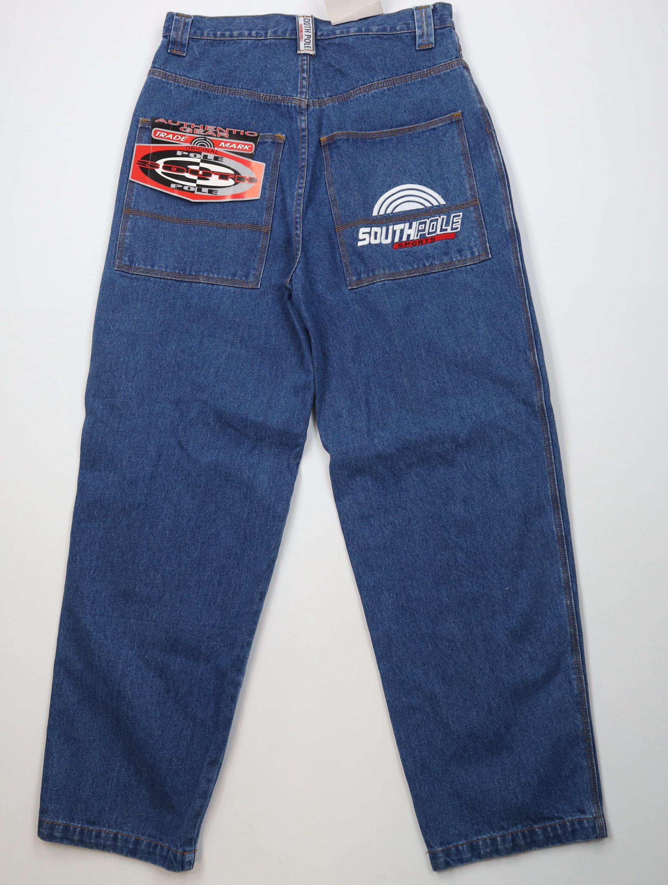Southpole Deadstock Vintage 90s Y2K Southpole Fit Wide Leg Denim Jeans Size US 36 / EU 52 - 10 Thumbnail