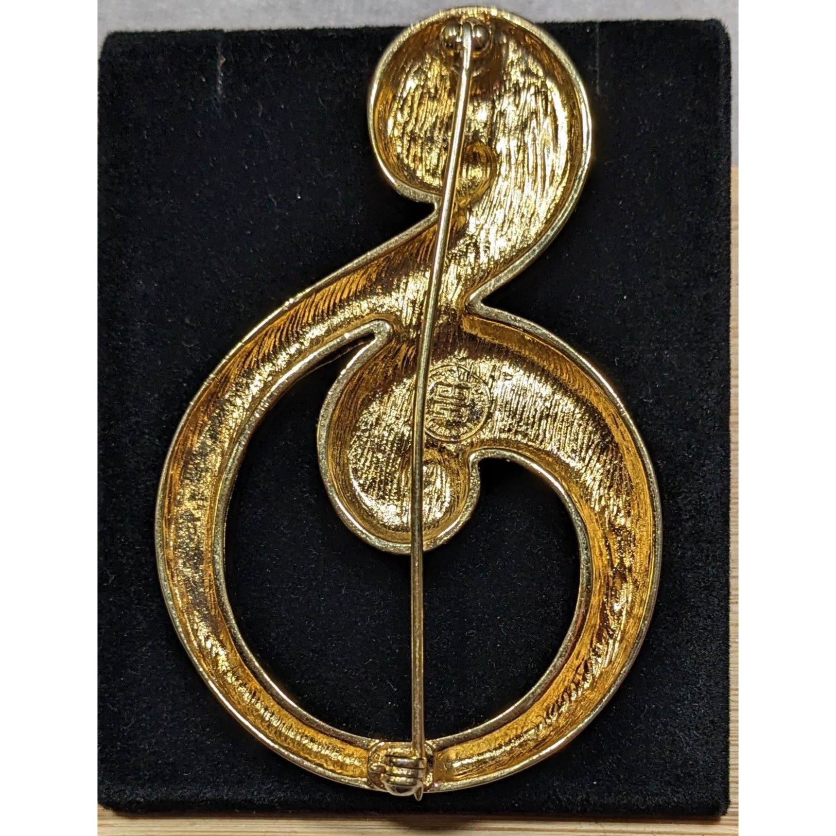 Givenchy Vintage Givenchy Modern Abstract Swirl Music Symbol Brooch Size ONE SIZE - 4 Thumbnail