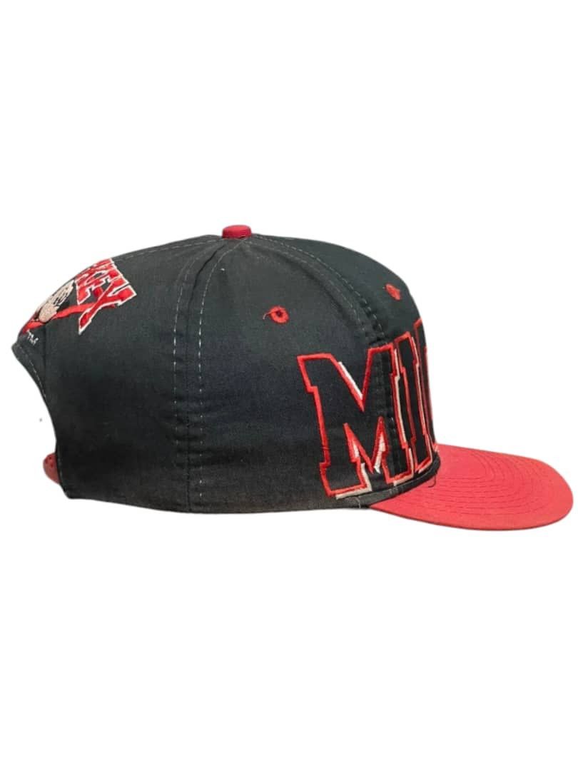 Mickey Mouse × Mickey Unlimited × Vintage RARE VINTAGE 90s MICKEY MOUSE BLOCKHEAD SPELLOUT CAP Size ONE SIZE - 5 Thumbnail