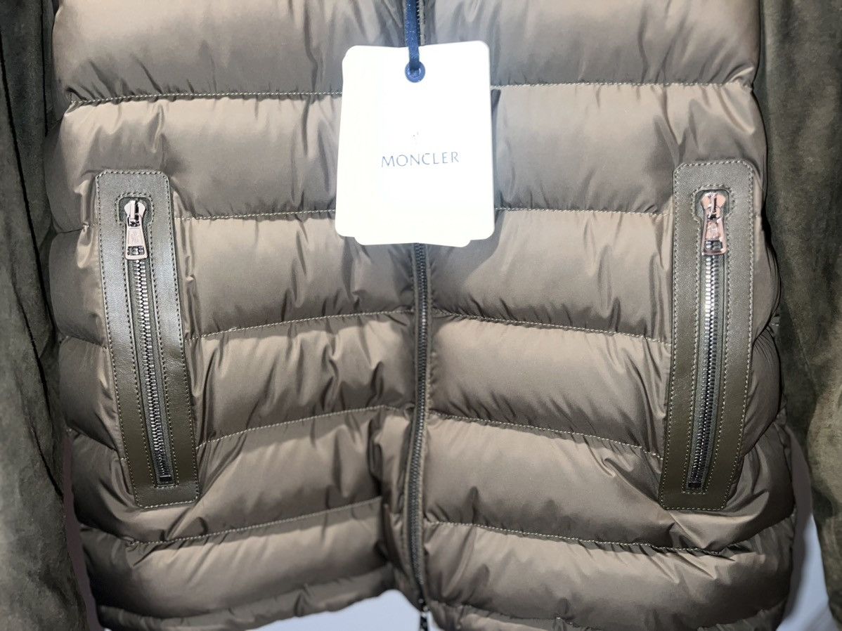 Moncler Moncler Monviso Giubbotto Suede Down Men's Jacket Size 1 Size US S / EU 44-46 / 1 - 4 Thumbnail