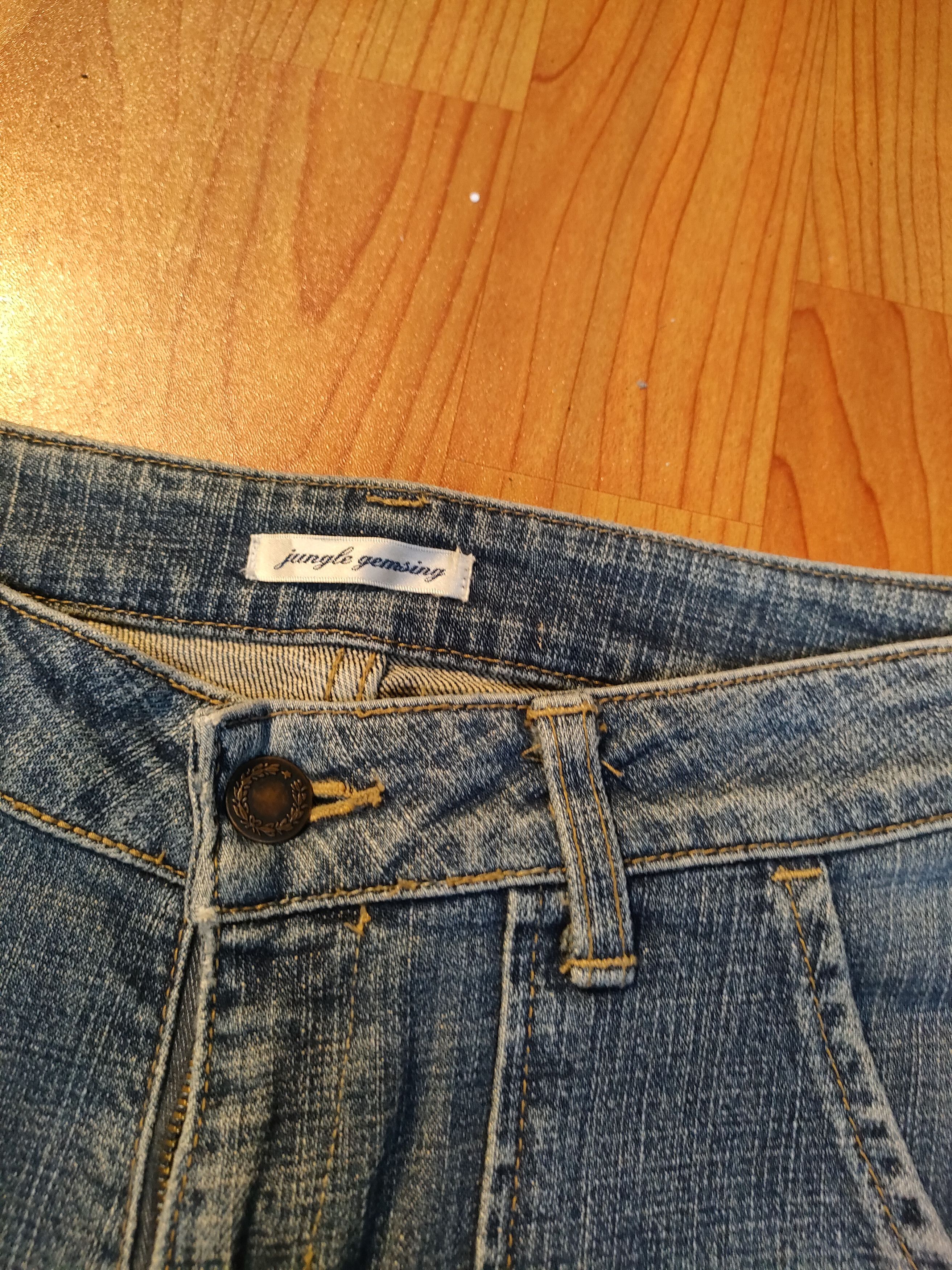 If Six Was Nine × Jungles Jungle Gamsing Bushpants Flare Jeans Size US 27 - 6 Thumbnail