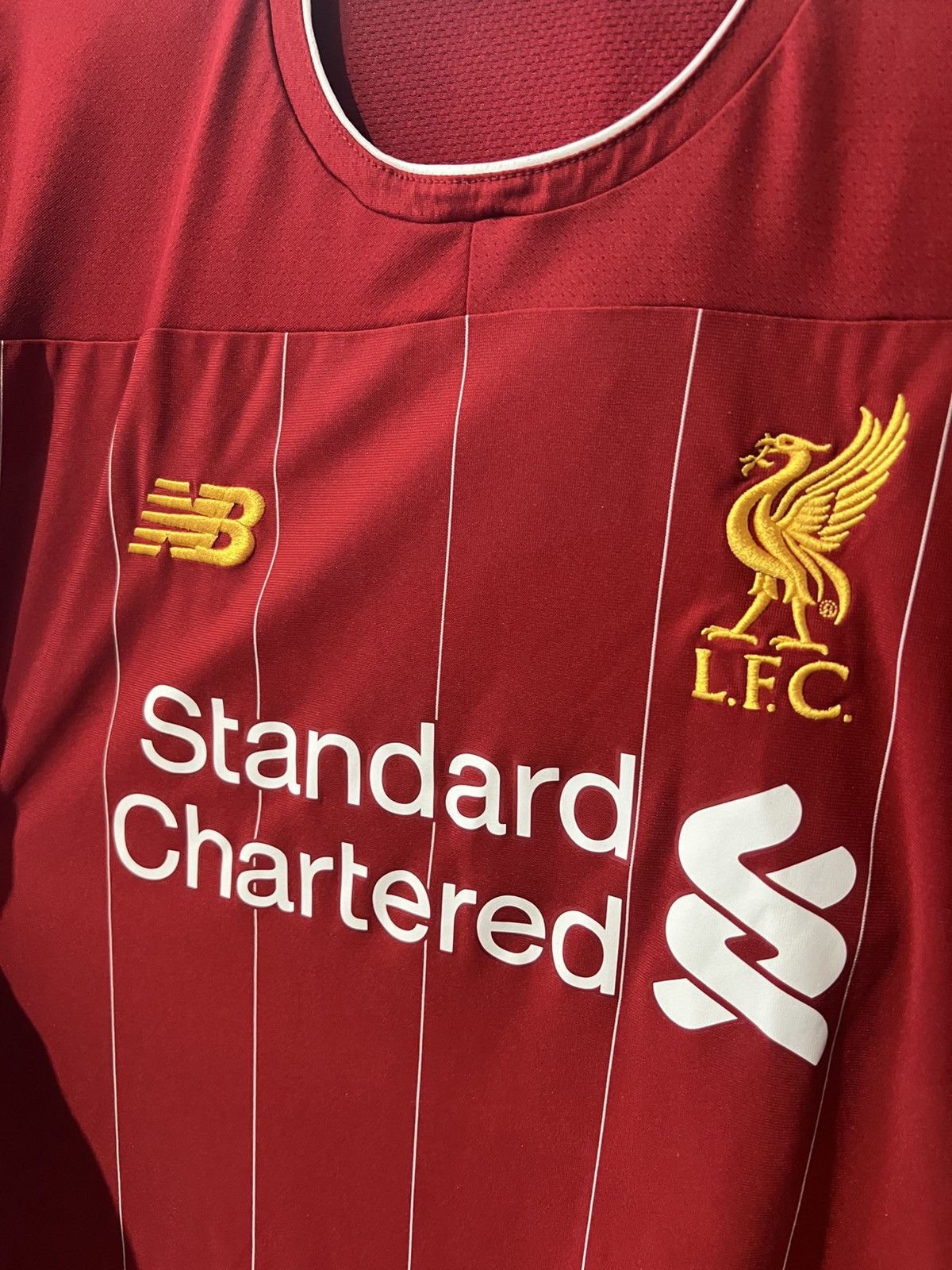 New Balance 2019-2020 NEW BALANCE LIVERPOOL HOME FOOTBALL SHIRT SOCCER Size US XL / EU 56 / 4 - 2 Thumbnail