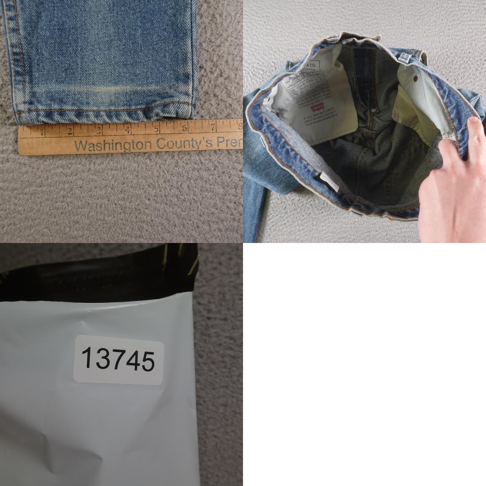 Levi's VINTAGE Levi's 512 Jeans Men 32x34 Blue Slim Fit Tapered Leg Denim Made USA 90s Size US 32 / EU 48 - 9 Thumbnail