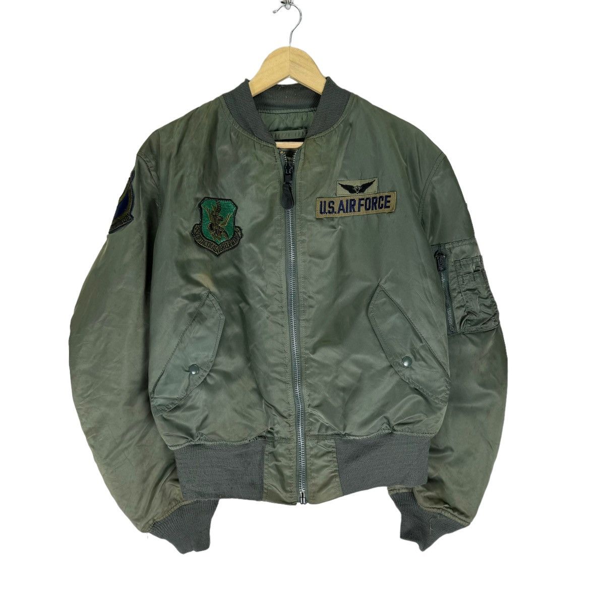 Alpha Industries ☀️ALPHA INDUSTRIES MA-1 FLYER BOMBER RIOT JACKET Size US L / EU 52-54 / 3 - 1 Thumbnail