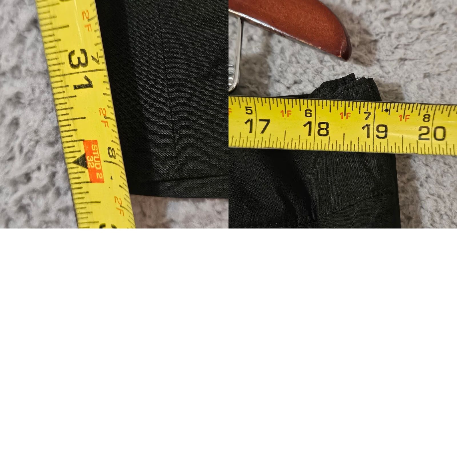 Vintage REI Pants Black XL 32 Mens Rain Trail Outdoor Ankle Zip Mid Rise E1 Elements Size US 36 / EU 52 - 8 Thumbnail
