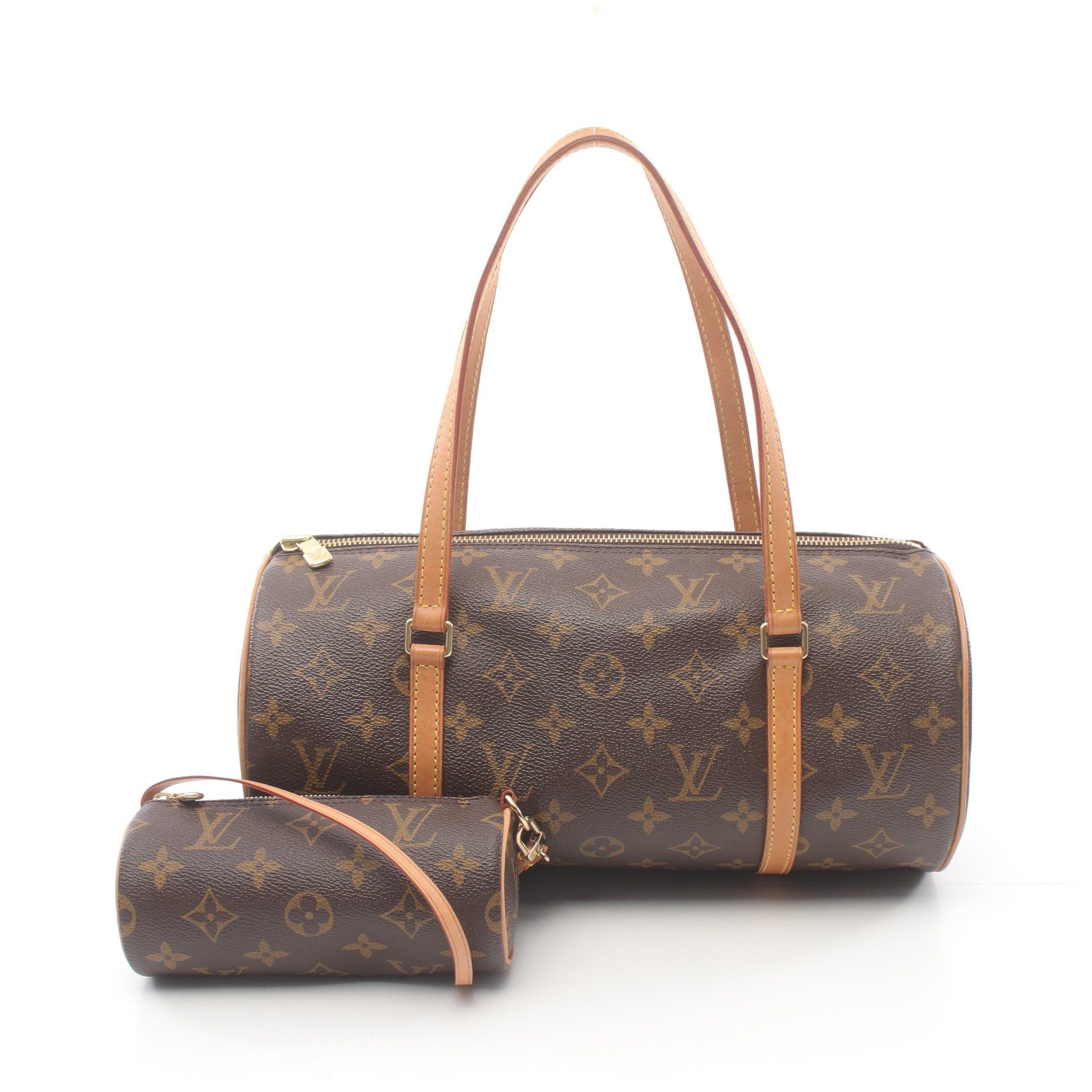 Louis Vuitton Louis Vuitton Papillon 30 Monogram Handbag Leather Brown Size ONE SIZE - 1 Thumbnail