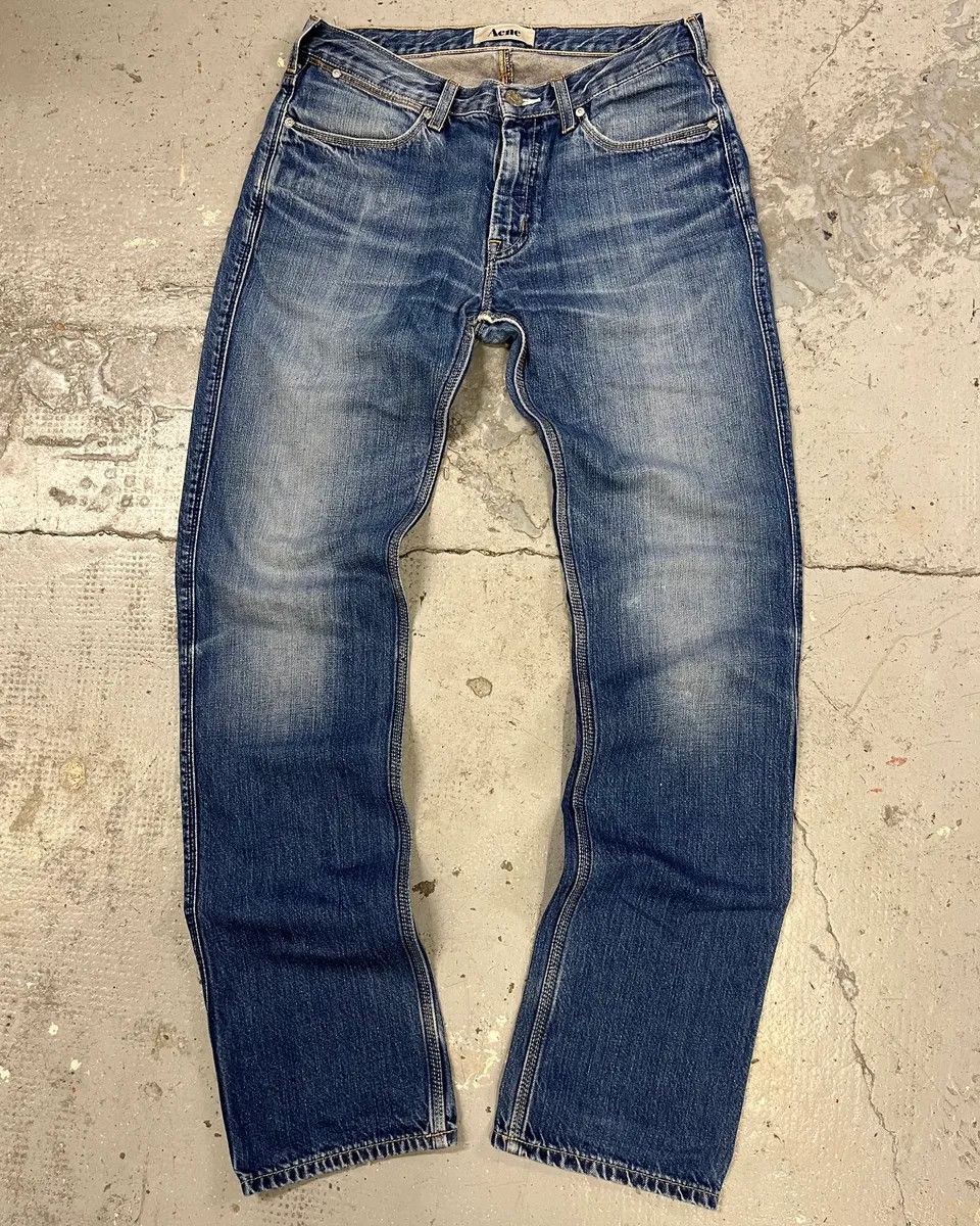Acne Studios × Vintage Acne Studios Faded Blue Denim Jeans Size US 31 - 1 Thumbnail
