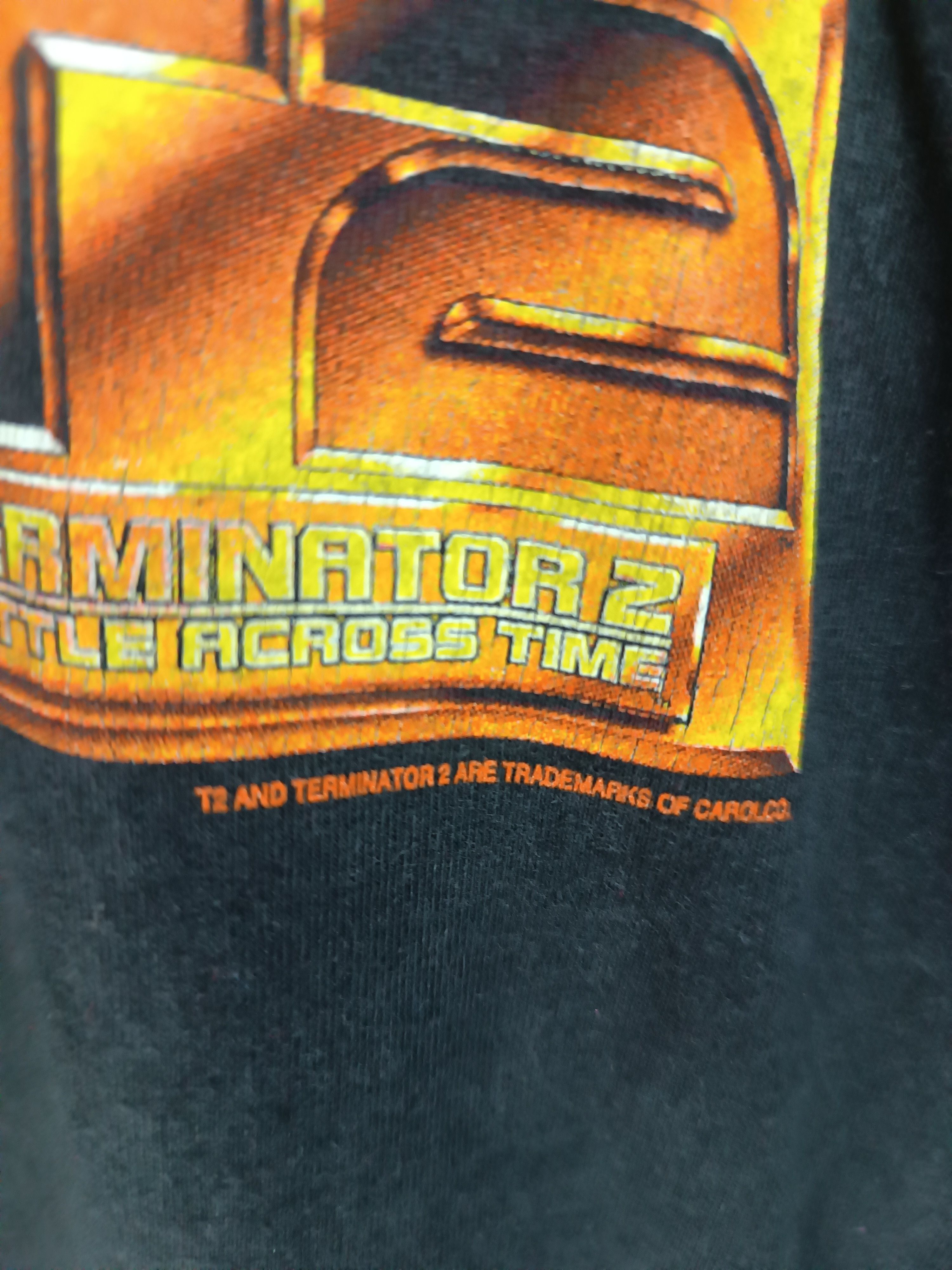 Vintage VINTAGE 90'S TERMINATOR 2 BATTLE ACROSS TIME FADED VERY RARE Size US M / EU 48-50 / 2 - 10 Thumbnail