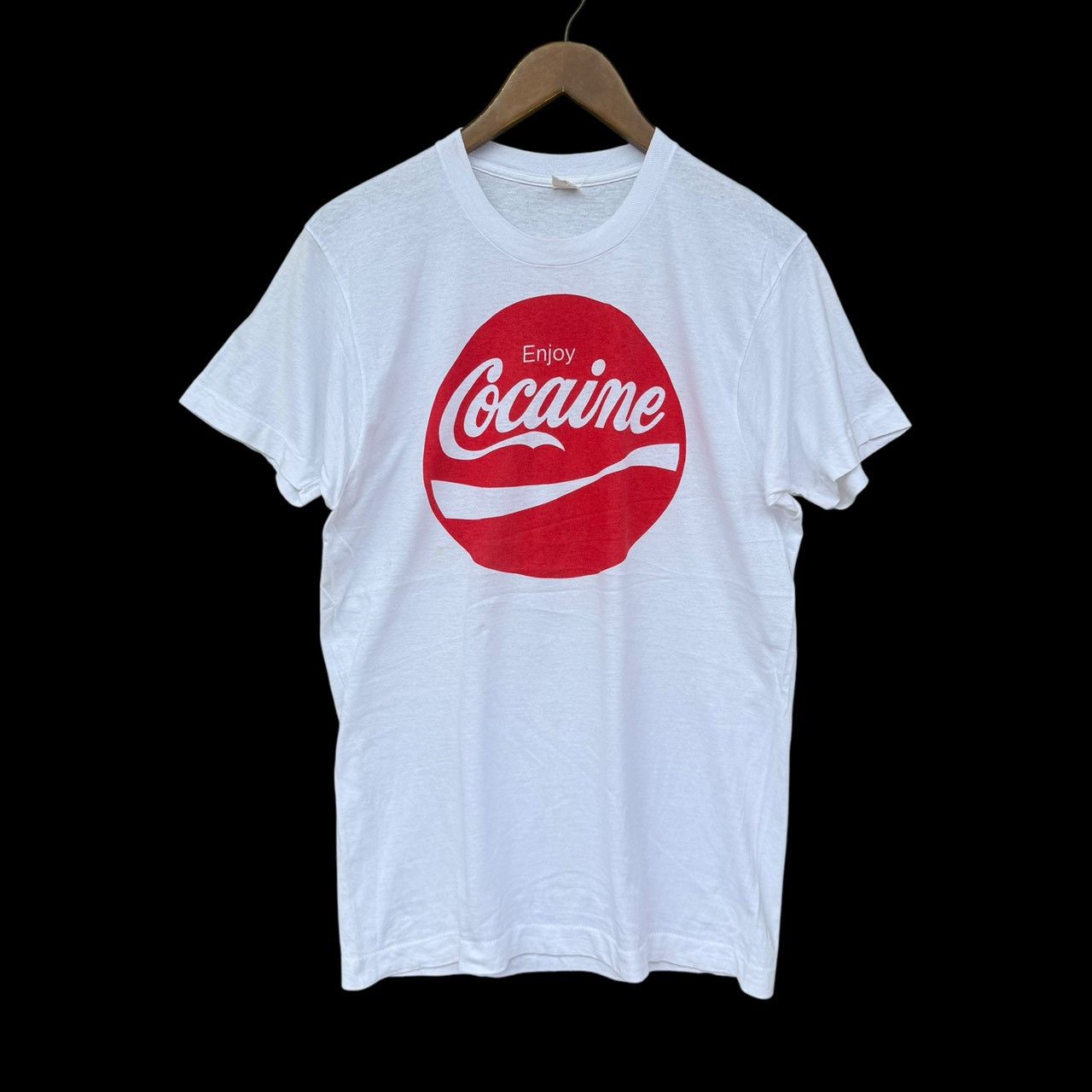 Enjoy Cocain Fruit Of The Loom Vintage T-shirt 80's