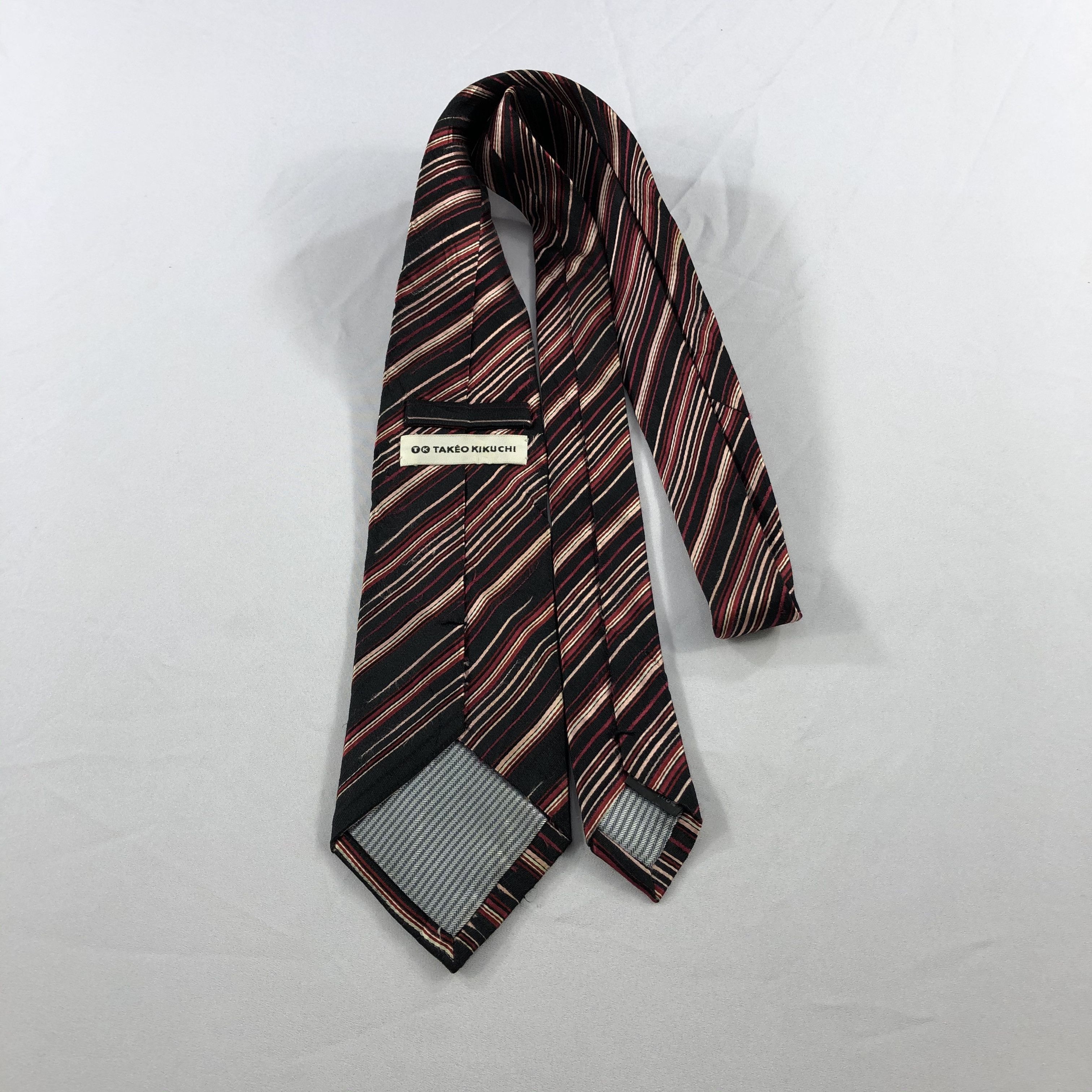 Japanese Brand × Takeo Kikuchi × Vintage Takeo Kikuchi Silk Neck Ties T93 Size ONE SIZE - 2 Thumbnail