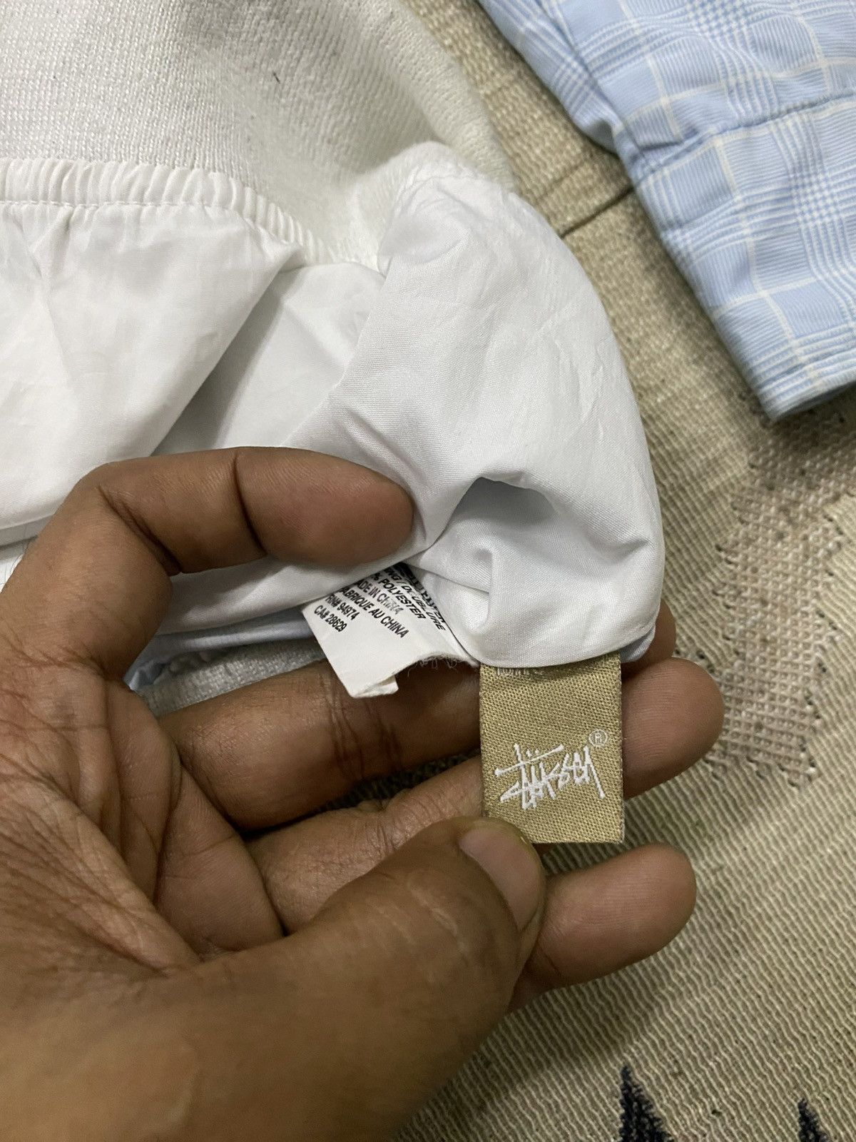 Stussy 2000s STUSSY LIGHT JACKET RARE DESIGN Size US XL / EU 56 / 4 - 18 Thumbnail