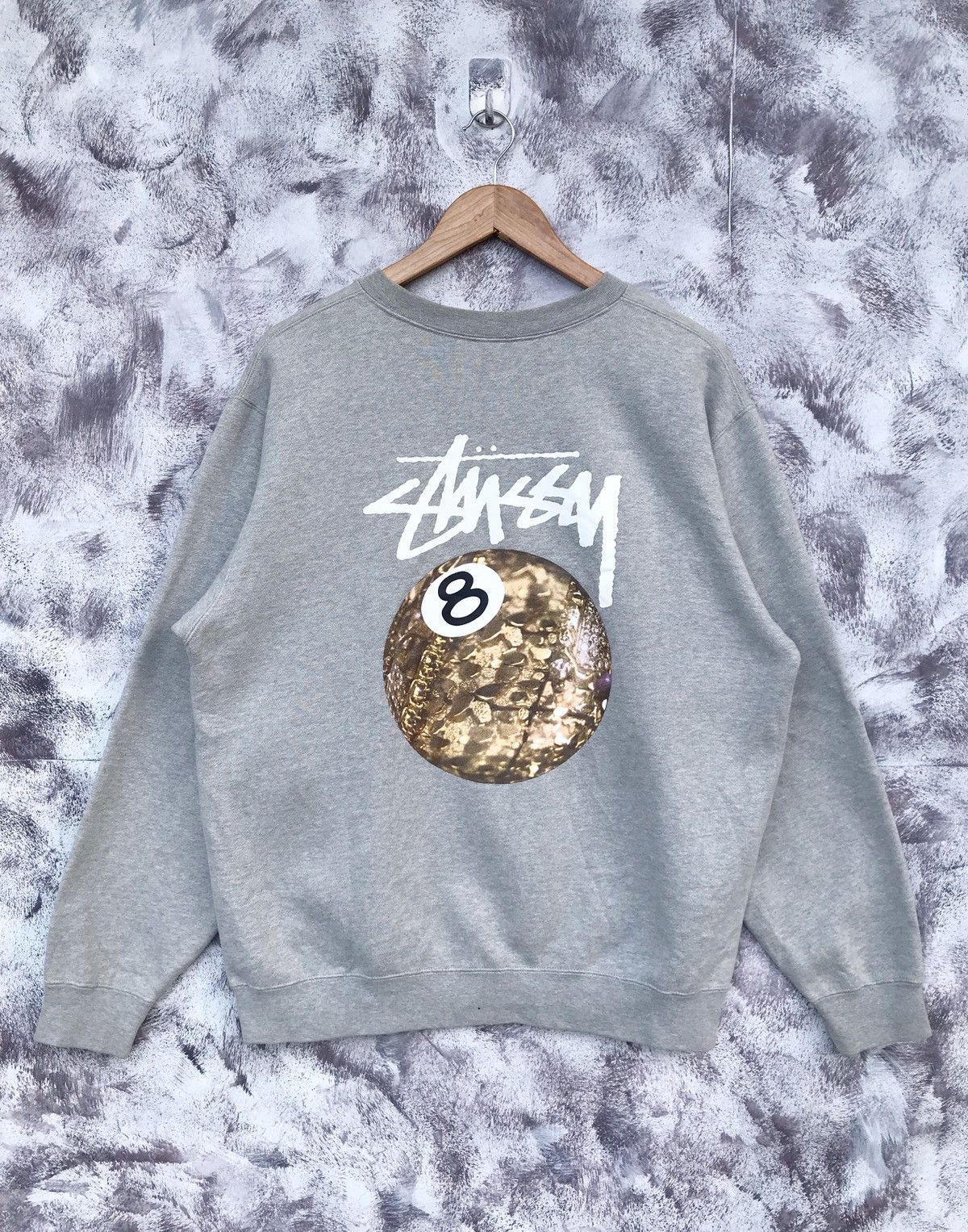Stussy 8 Ball Crewneck | Grailed