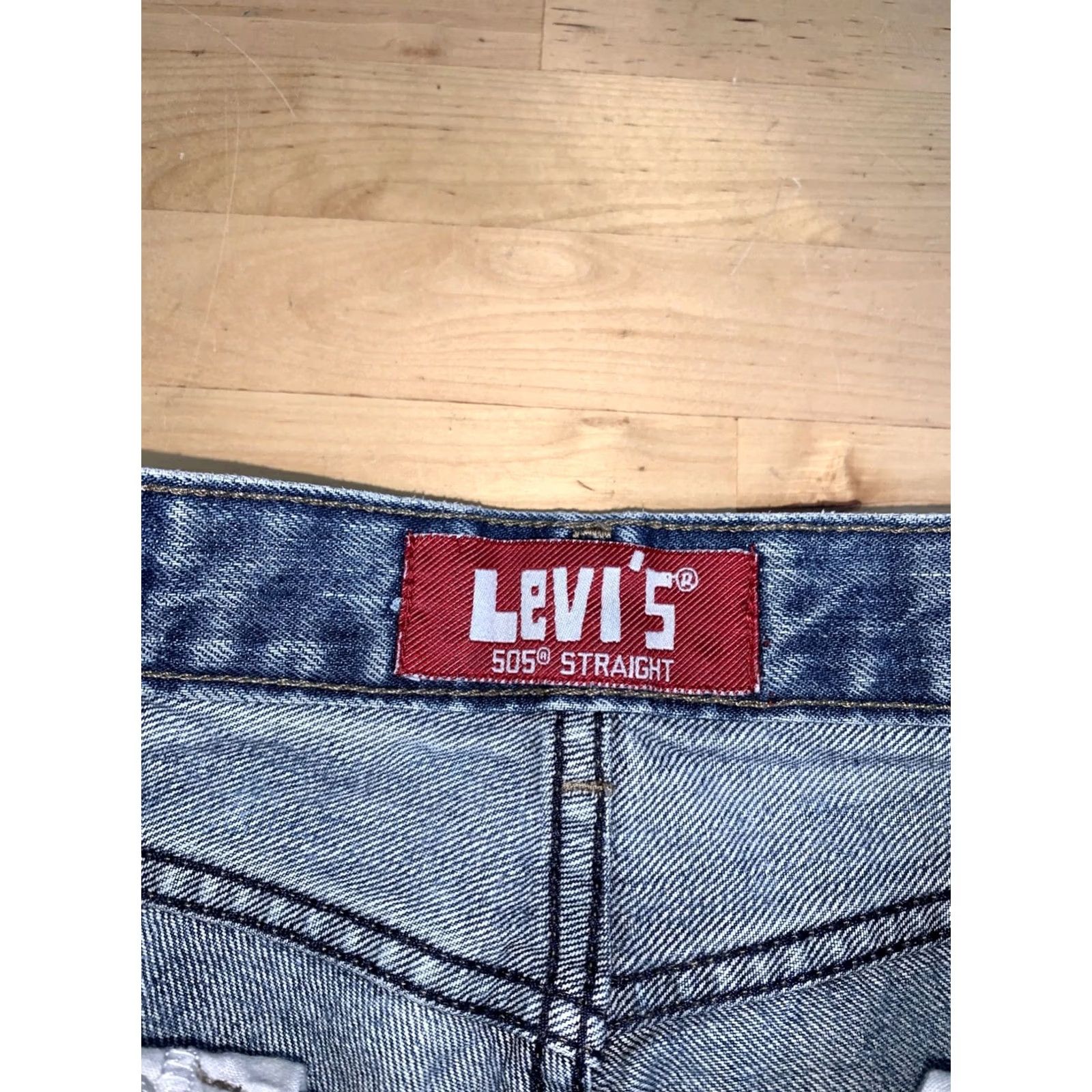 Levi's Levi's 505 Jeans Women 16 Reg 28x28 Denim Blue Straight Casual Vintage No N/A Size 38" / US 16 / IT 52 - 3 Thumbnail