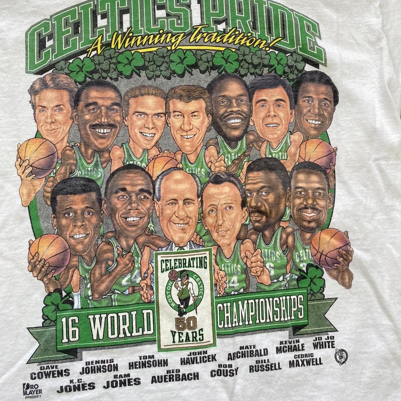 NBA vintage 90s pro player A winning tradition Celtics T-shirt Size US L / EU 52-54 / 3 - 2 Thumbnail